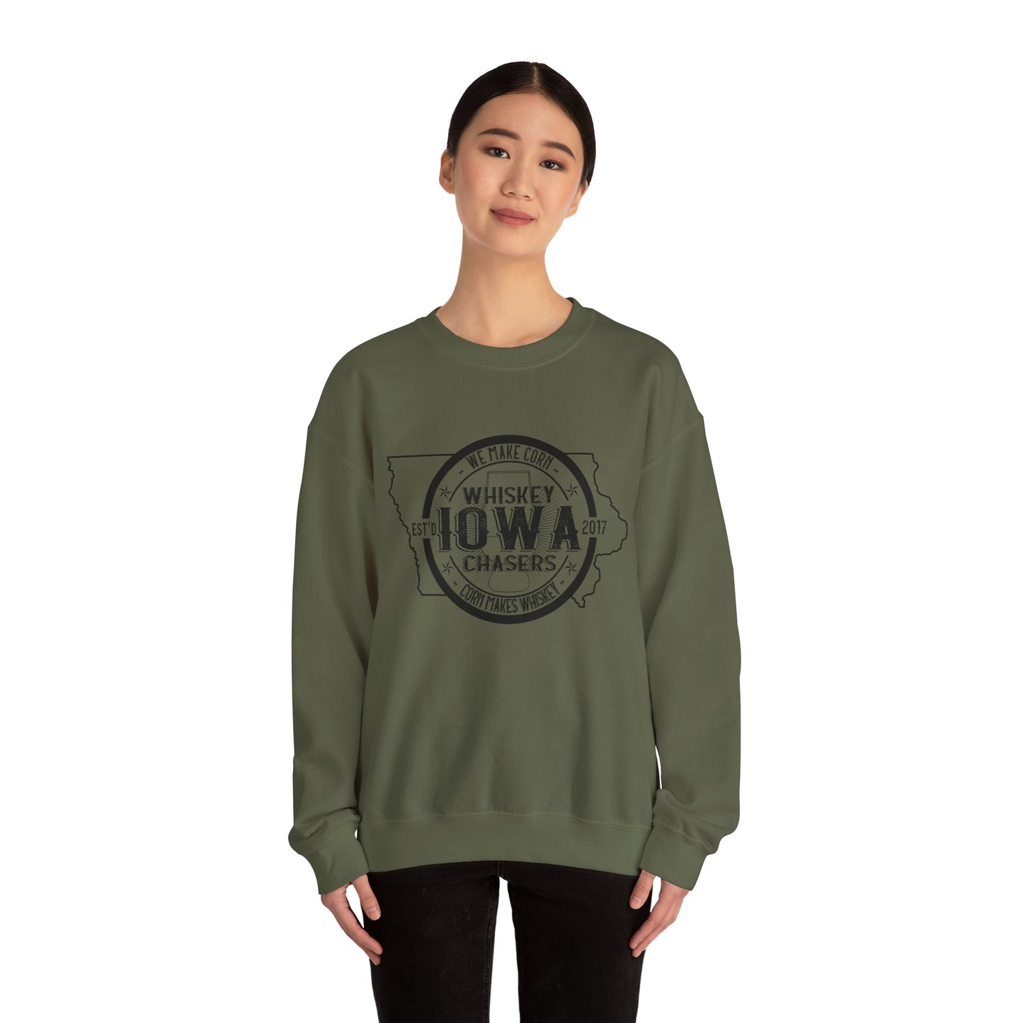 Iowa Whiskey Chasers Heavy Blend™ Crewneck Sweatshirt