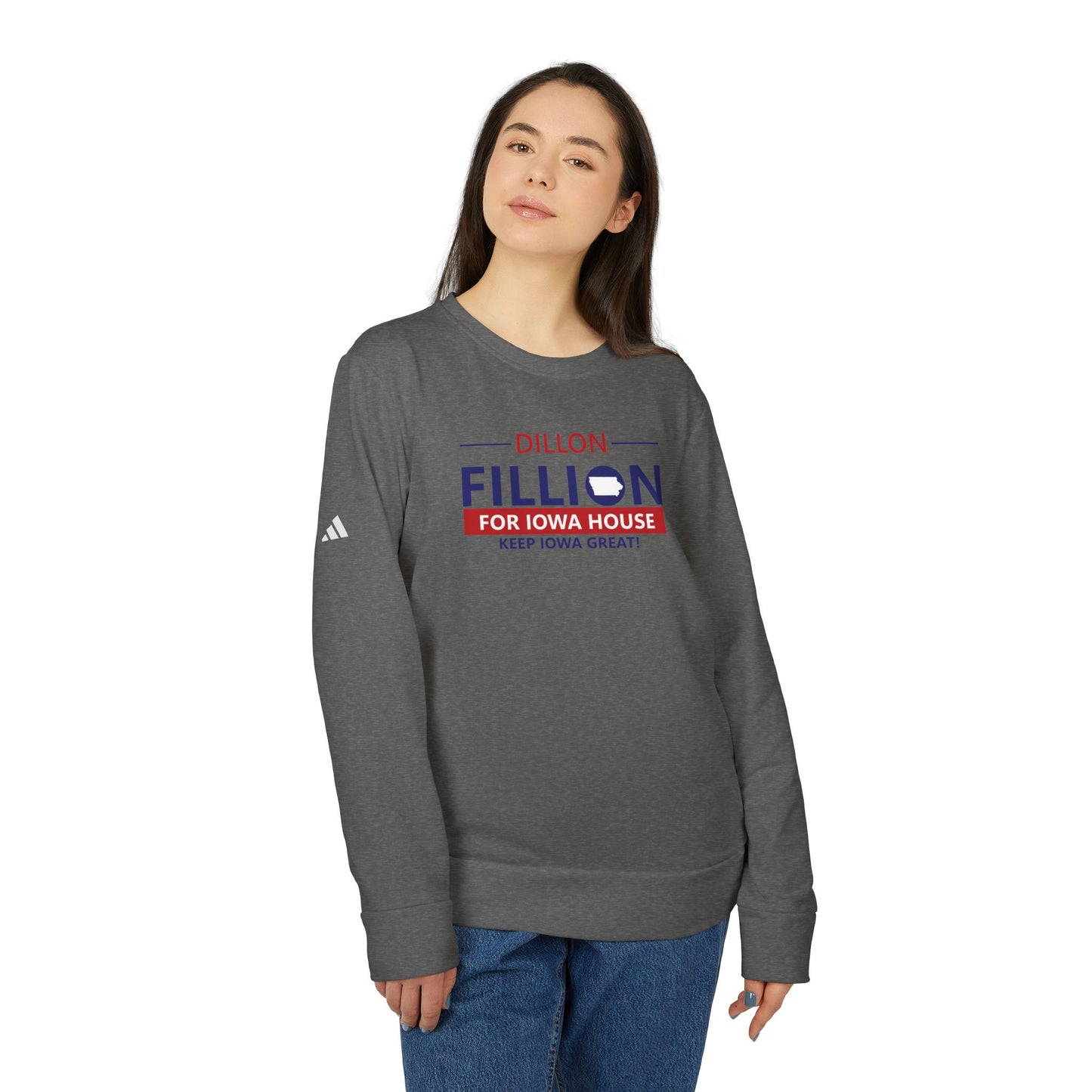 Fillion adidas Unisex Fleece Crewneck Sweatshirt