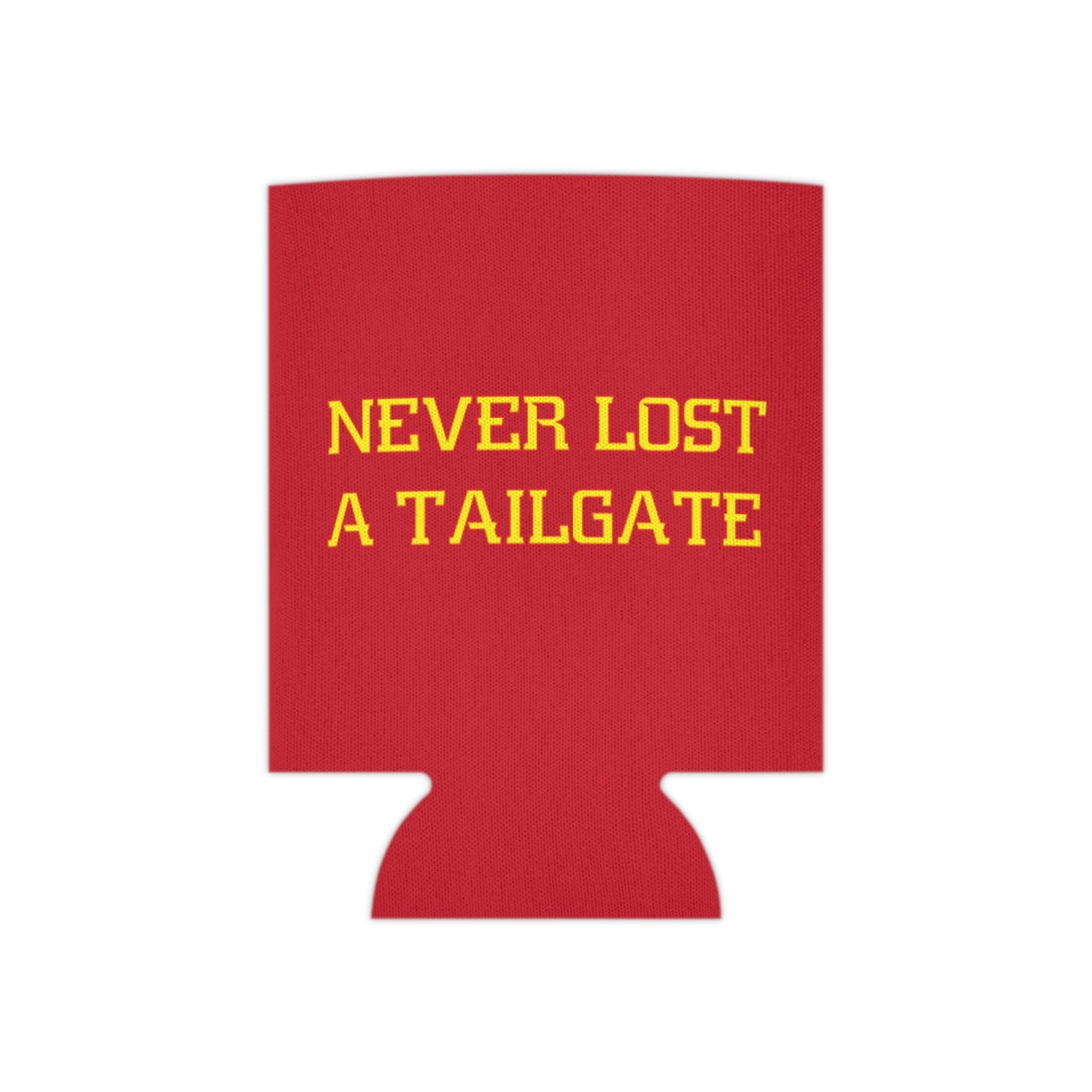 Iowa Patriotic Never Lost a Tailgate Can Cooler