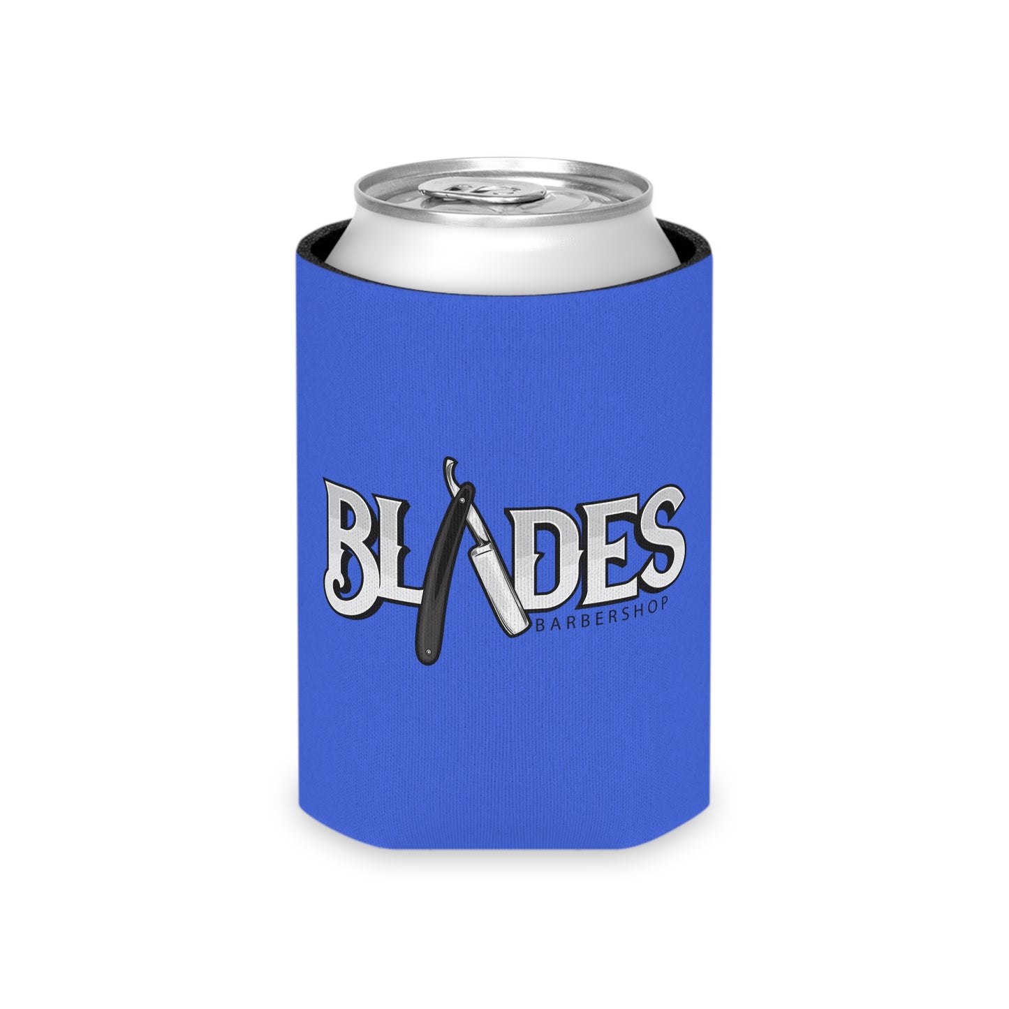 Blades Barbershop Can Cooler