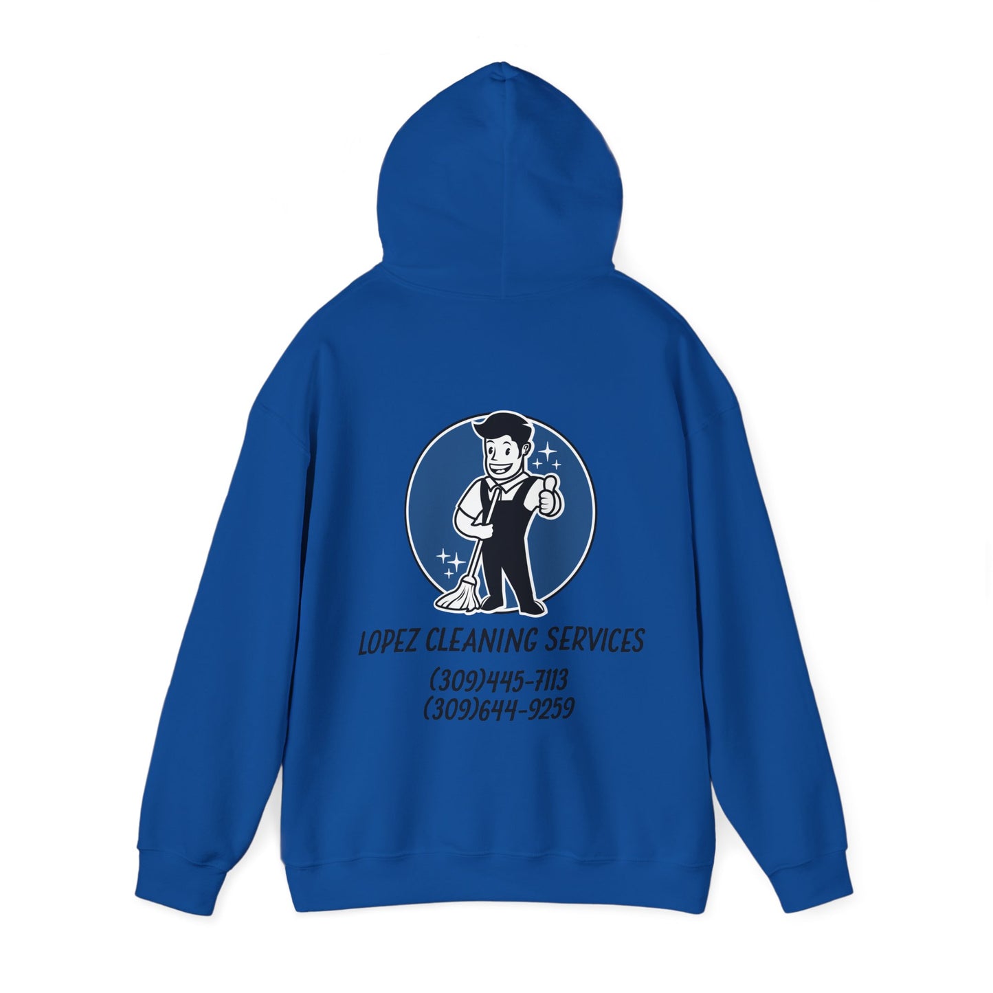 Lopez Cleaning Services Heavy Blend™ Hooded Sweatshirt