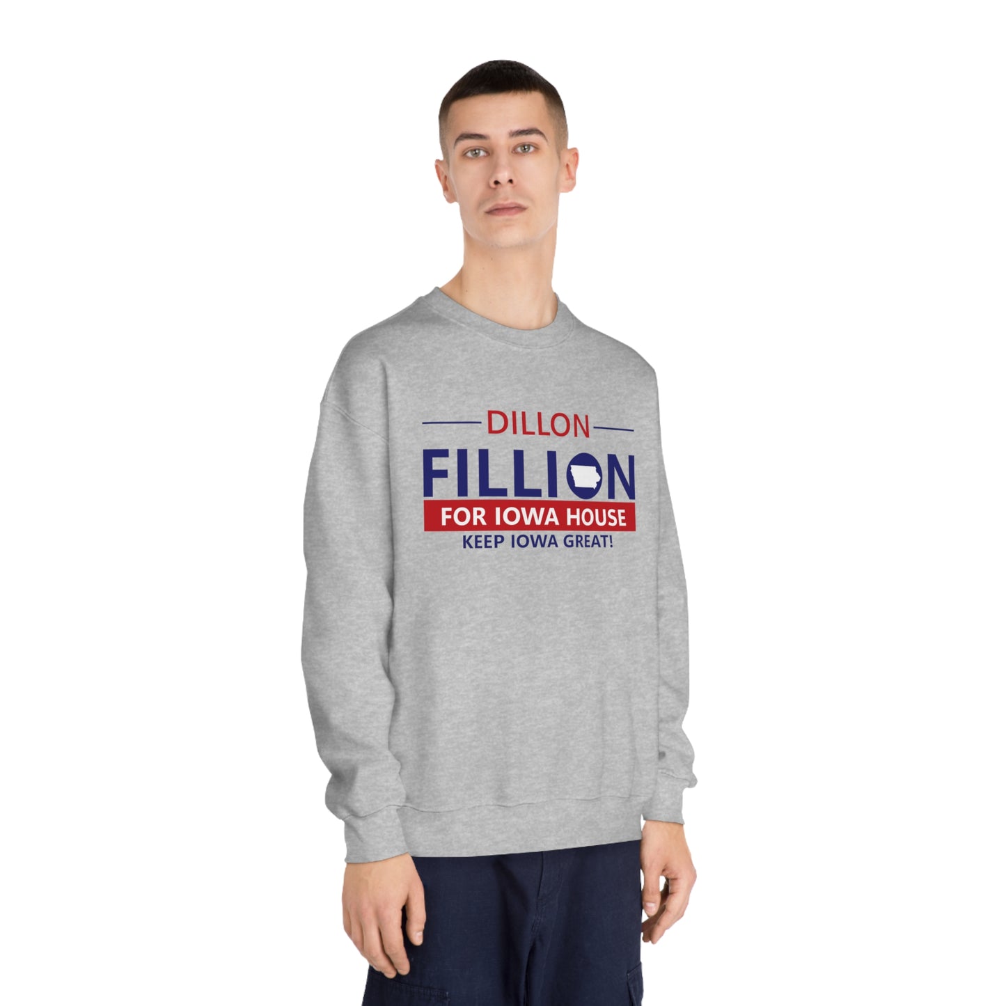 Fillion Unisex DryBlend® Crewneck Sweatshirt