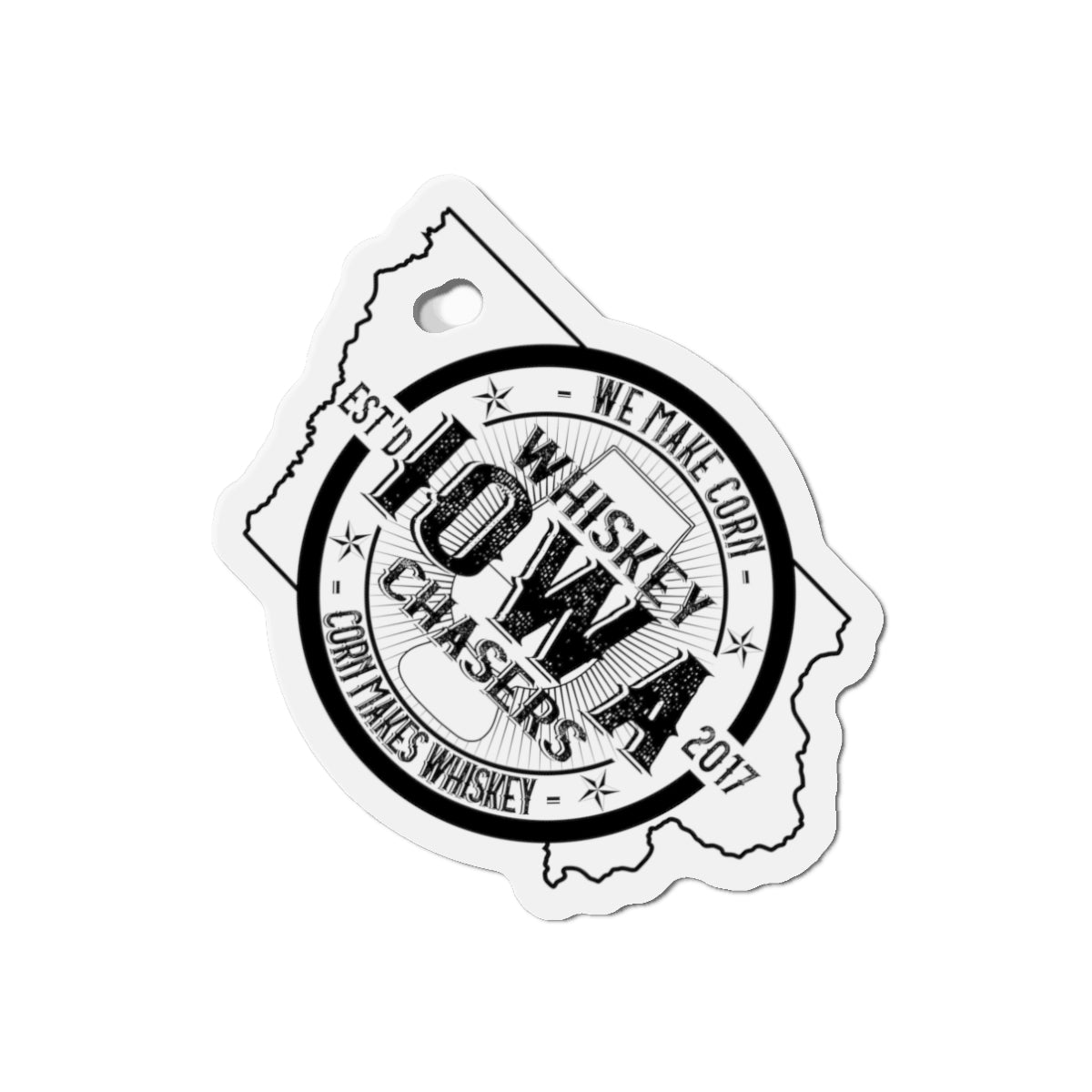 Iowa Whiskey Chasers Die-Cut Magnets