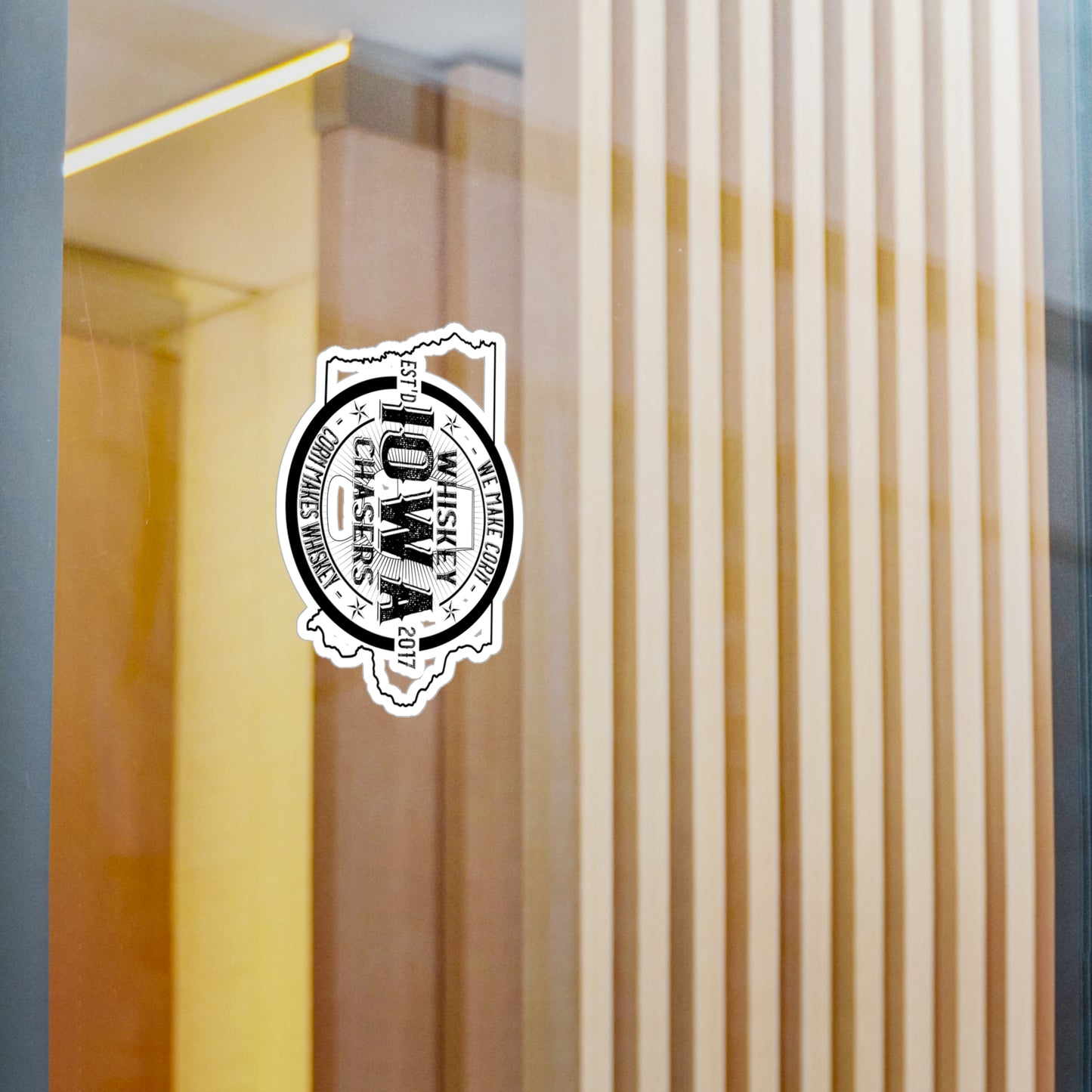 Iowa Whiskey Chasers Kiss-Cut Vinyl Decals
