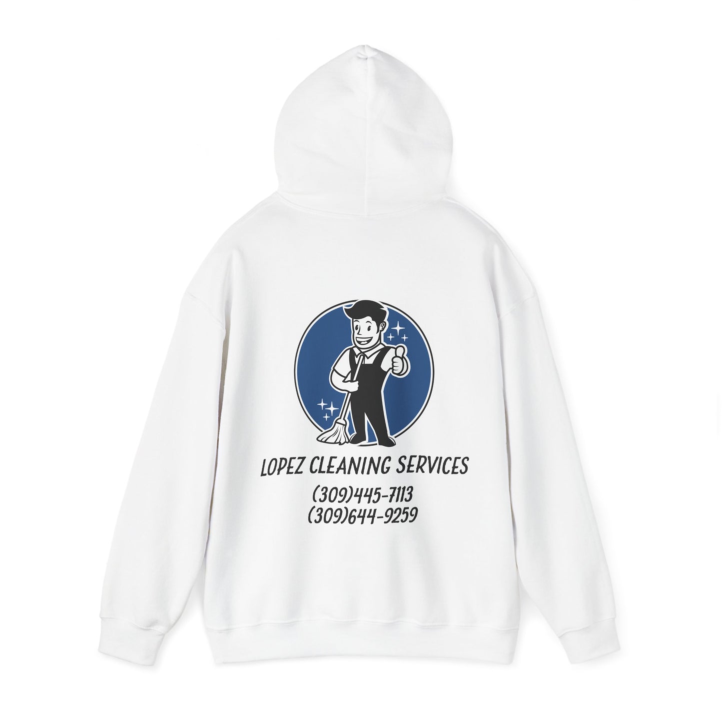 Lopez Cleaning Services Heavy Blend™ Hooded Sweatshirt