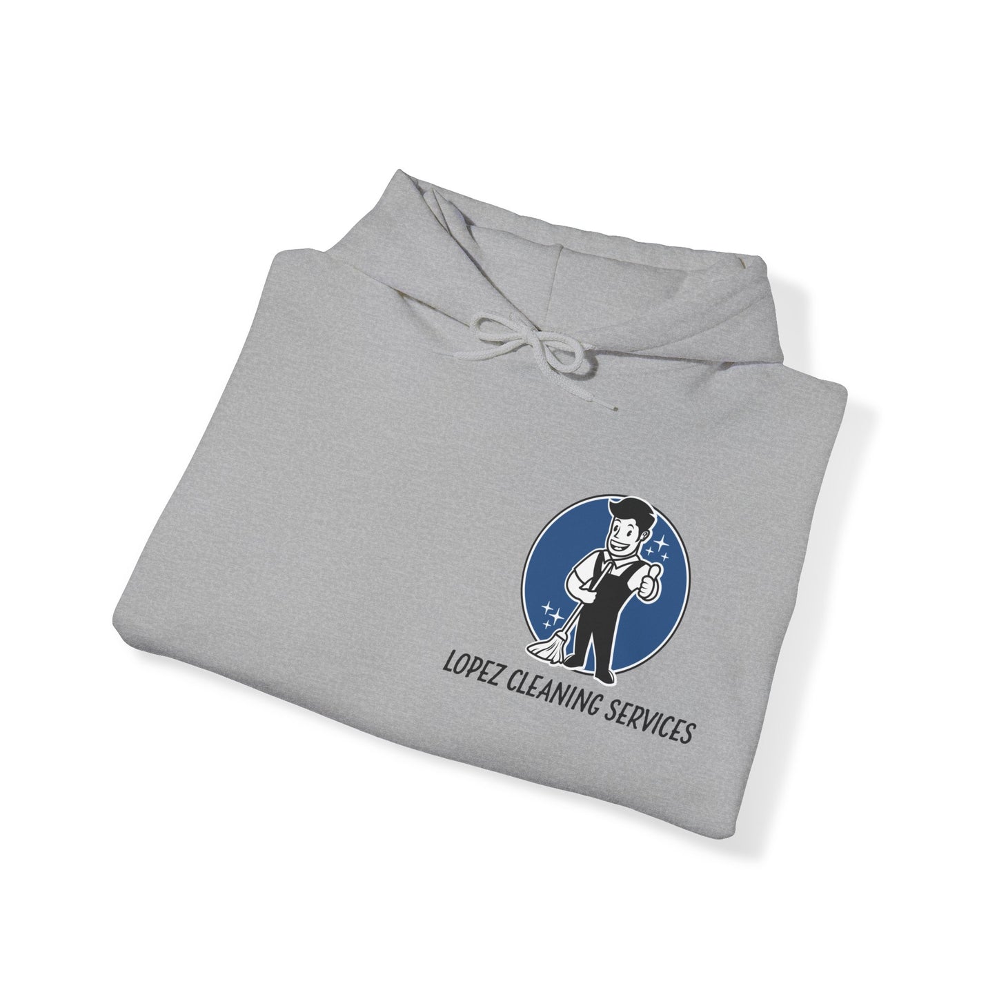 Lopez Cleaning Services Heavy Blend™ Hooded Sweatshirt