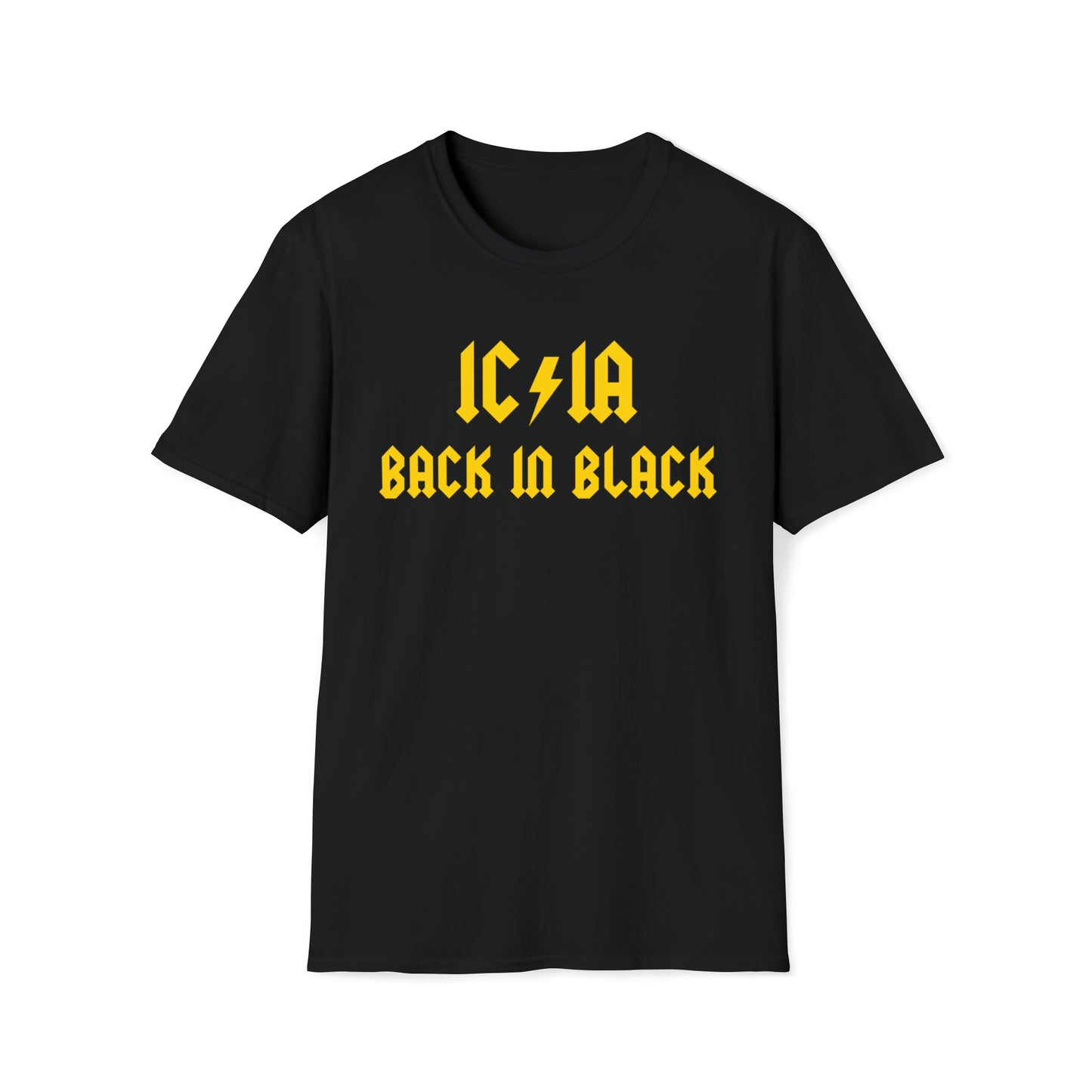 Back in Black Iowa Softstyle T-Shirt