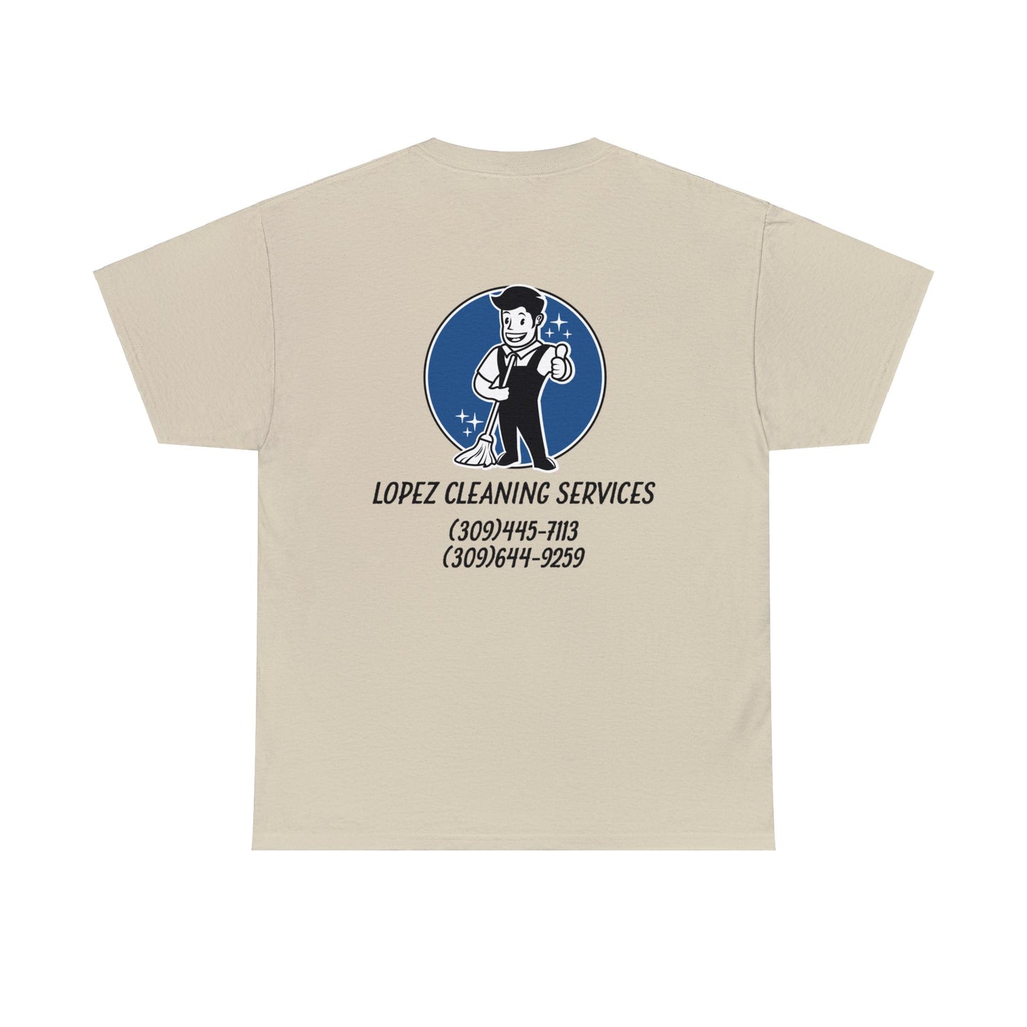 Lopez Cleaning Services Heavy Cotton Tee