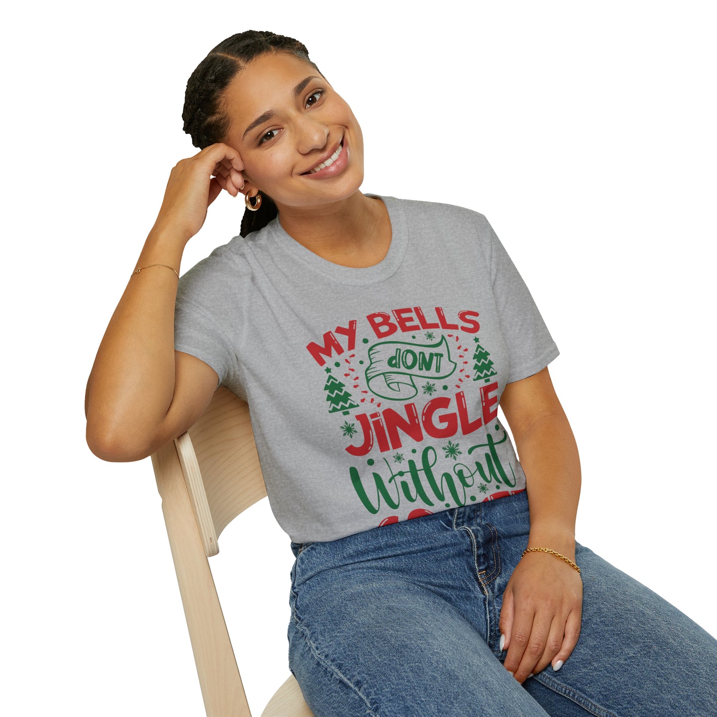 My Bells Don't Jingle Without Coffee Softstyle T-Shirt