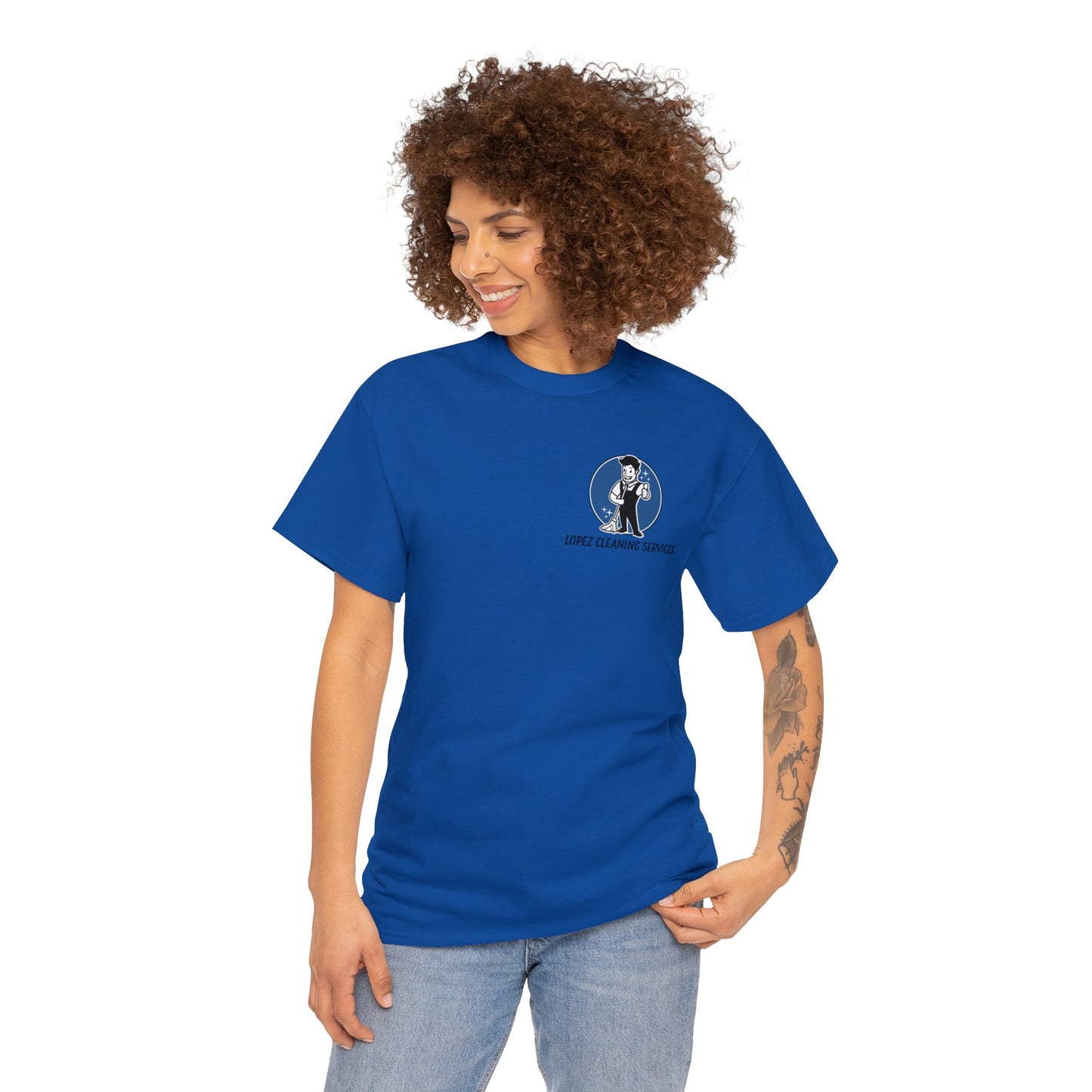 Lopez Cleaning Services Heavy Cotton Tee