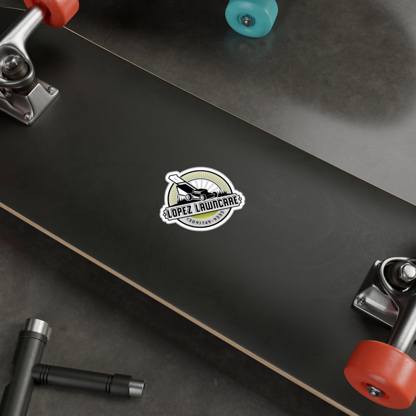 Lopez Lawncare Kiss-Cut Vinyl Decals