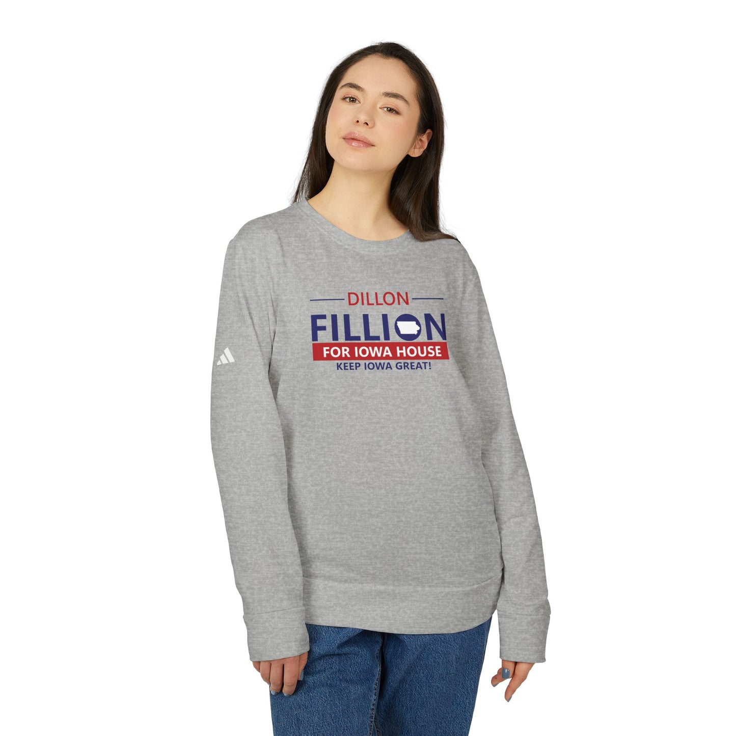 Fillion adidas Unisex Fleece Crewneck Sweatshirt