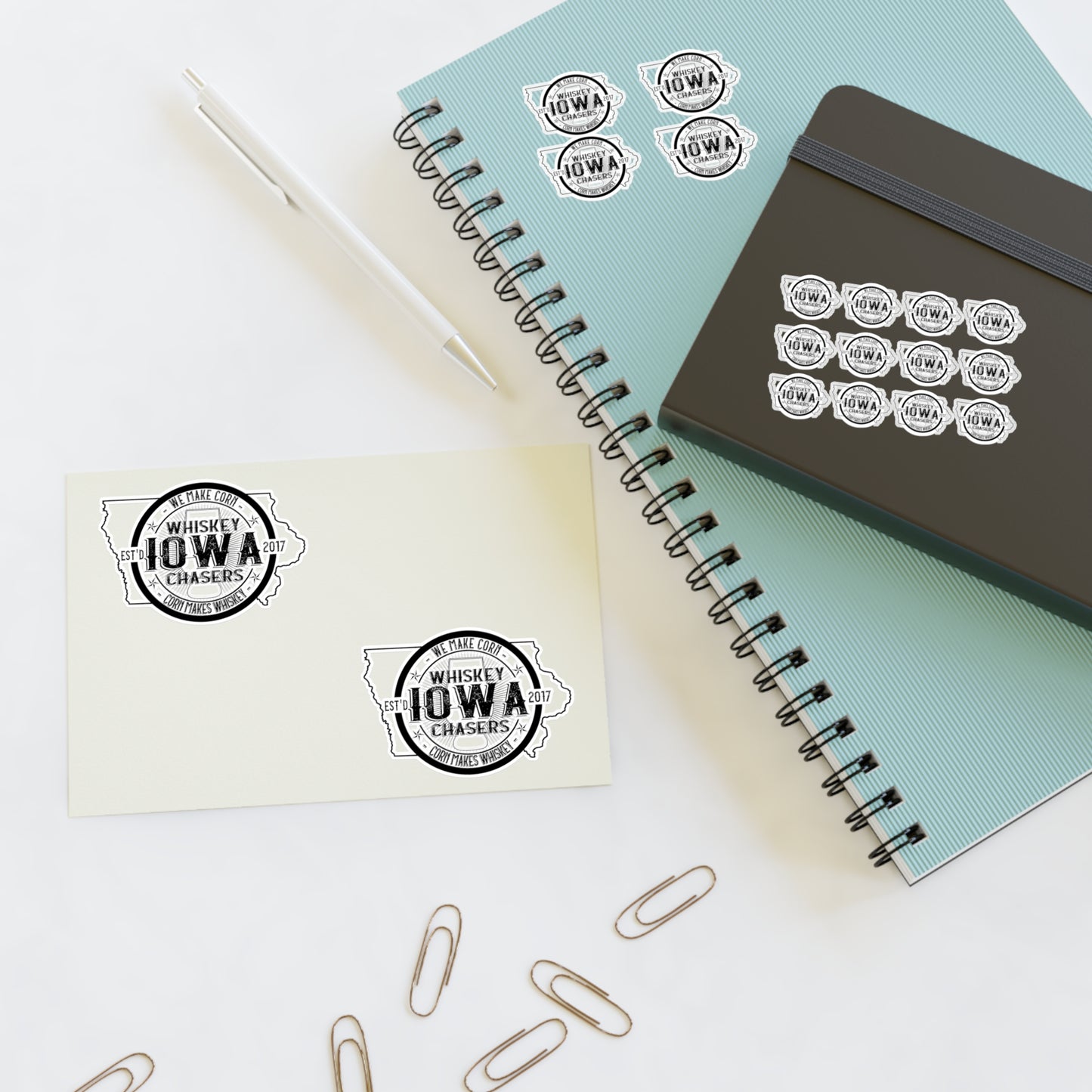 Iowa Whiskey Chasers Sticker Sheets