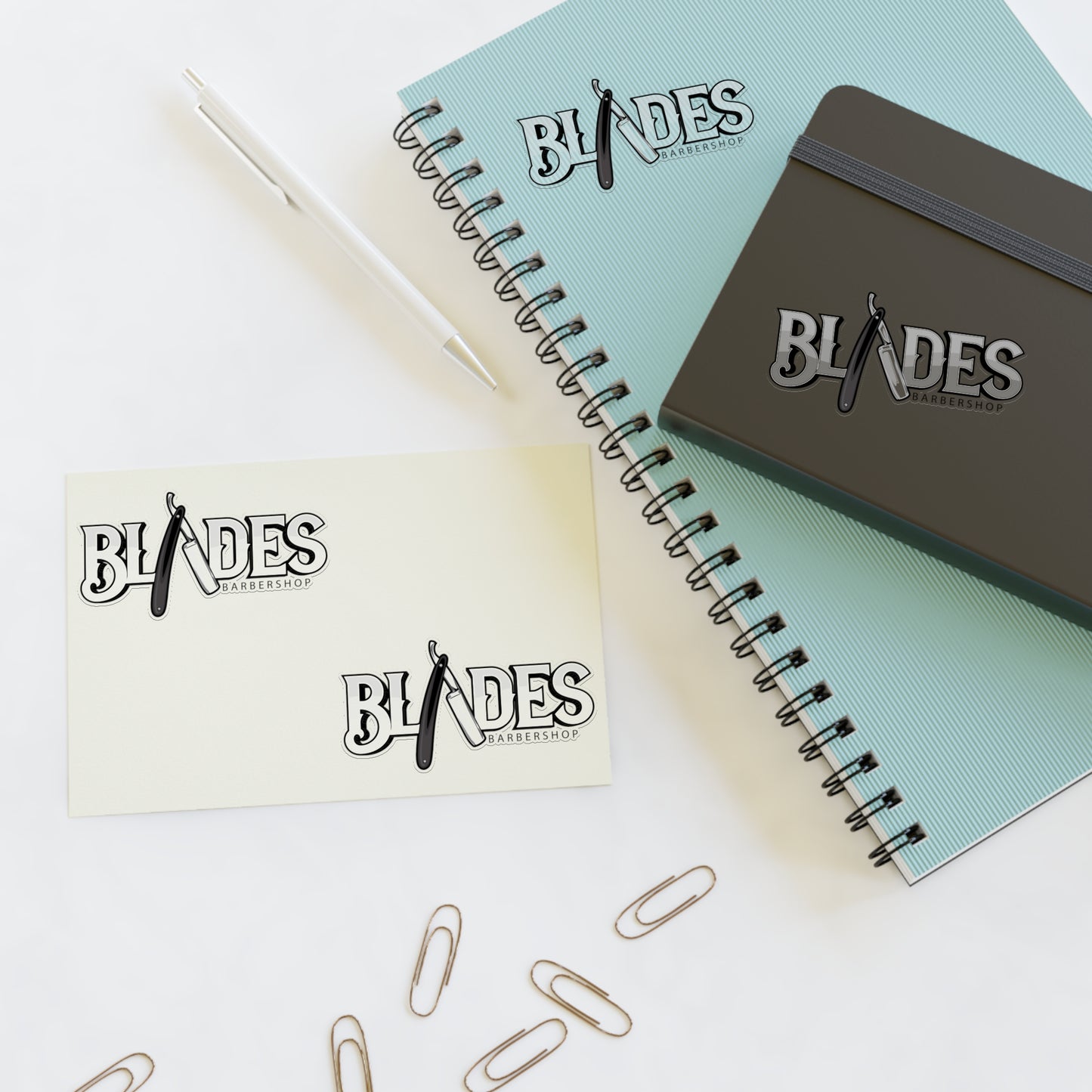 Blades Barbershop Sticker Sheets