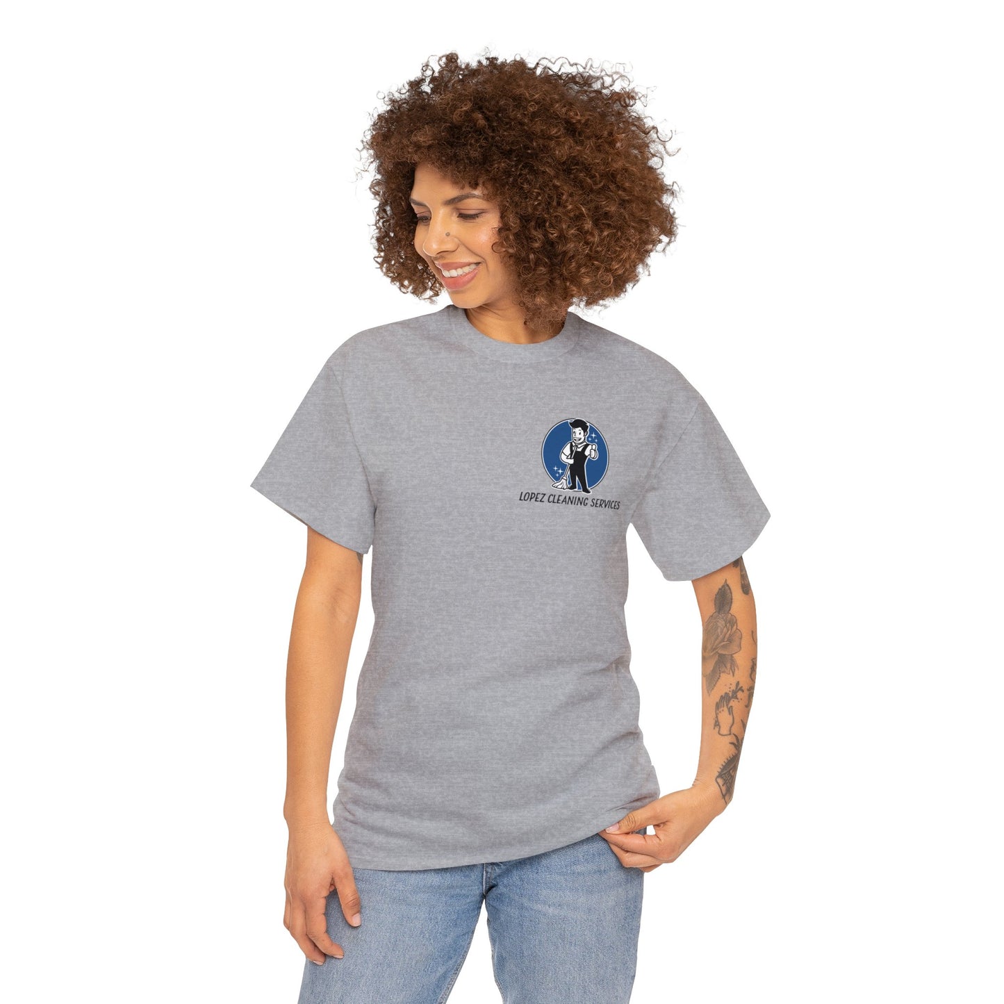 Lopez Cleaning Services Heavy Cotton Tee