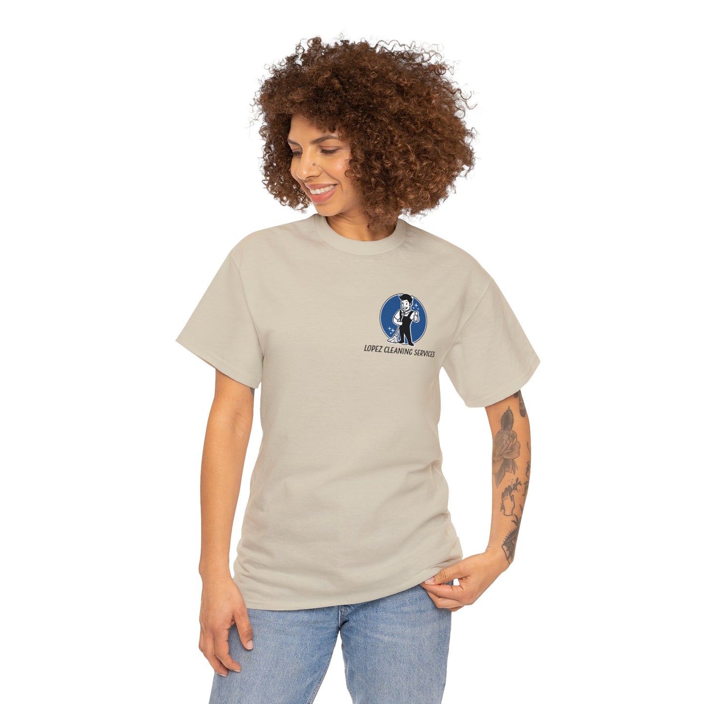 Lopez Cleaning Services Heavy Cotton Tee