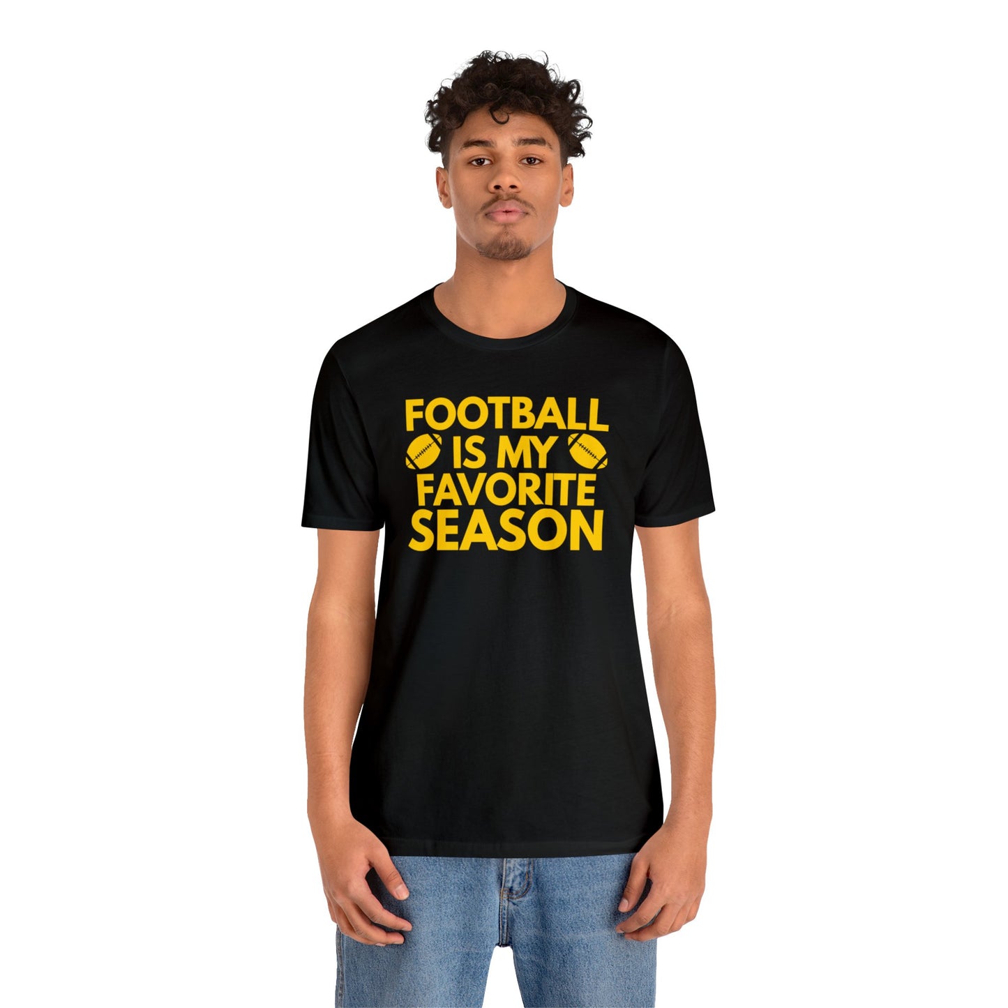 Football is my favorite season Short Sleeve Tee