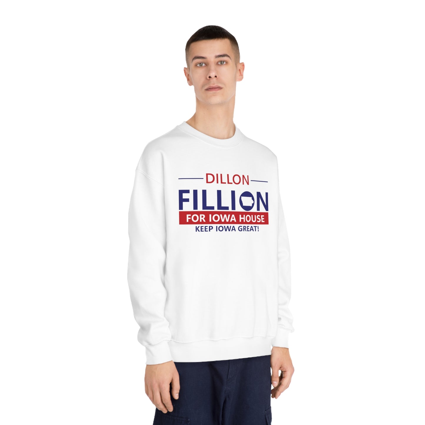 Fillion Unisex DryBlend® Crewneck Sweatshirt
