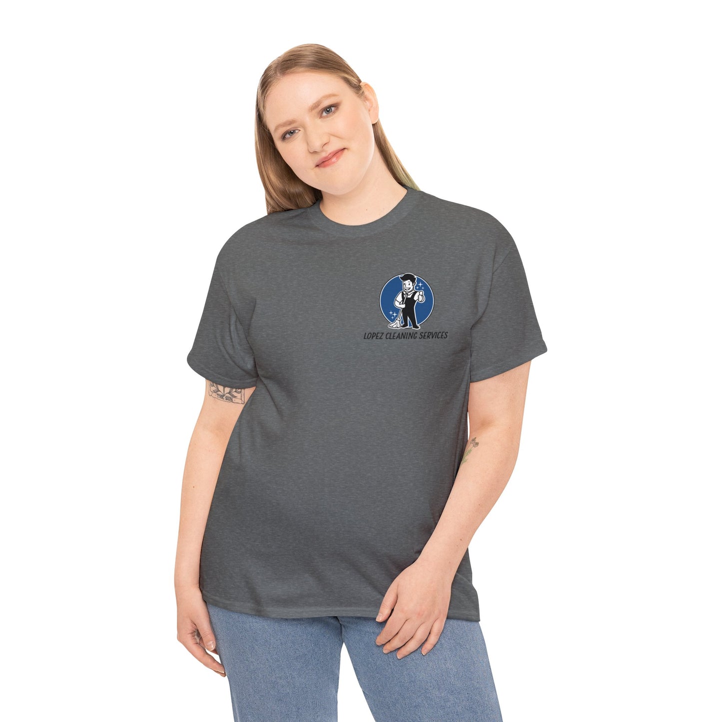 Lopez Cleaning Services Heavy Cotton Tee