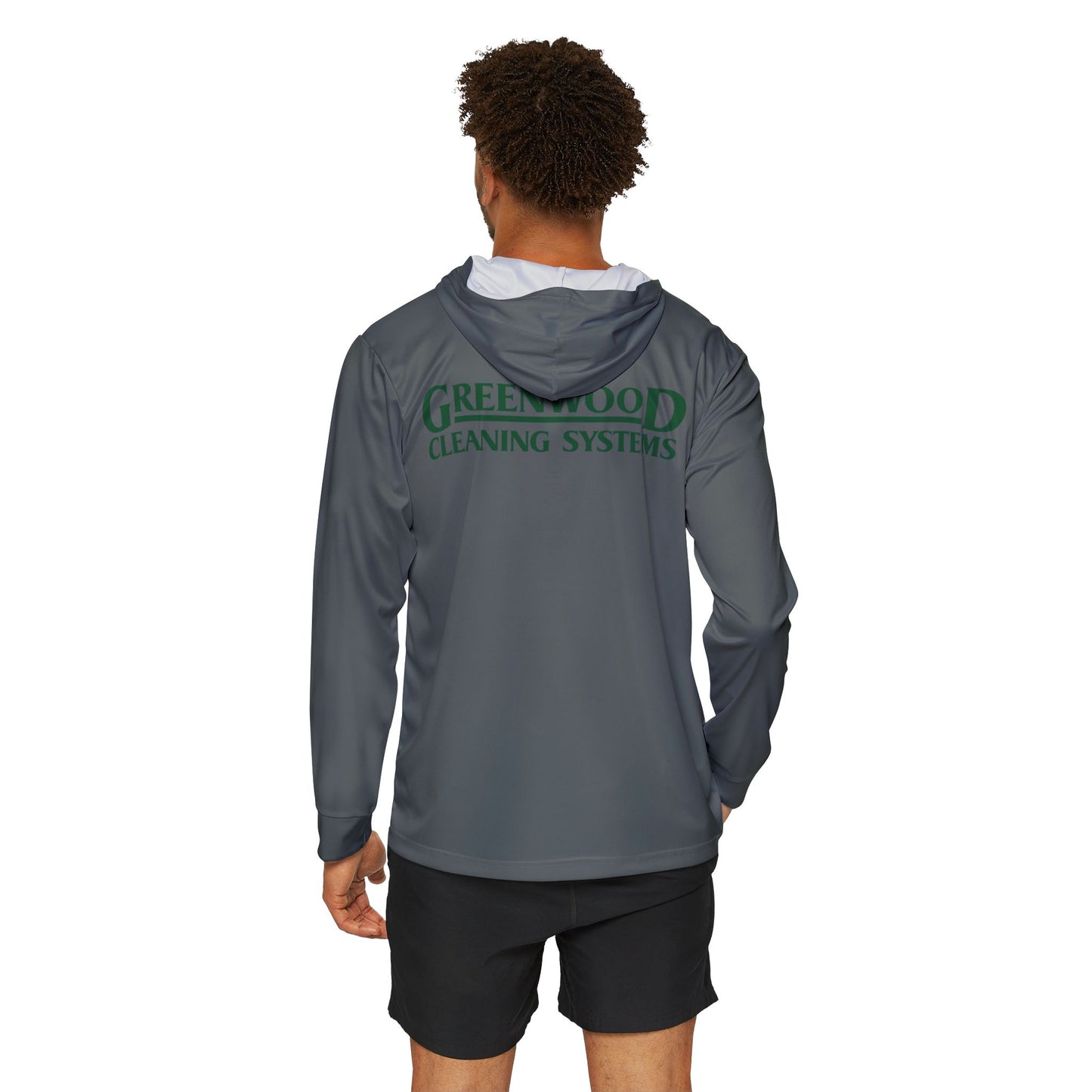 Greenwood Cleaning Systems UPF+50 Performance Hoodie (Dark Gray)