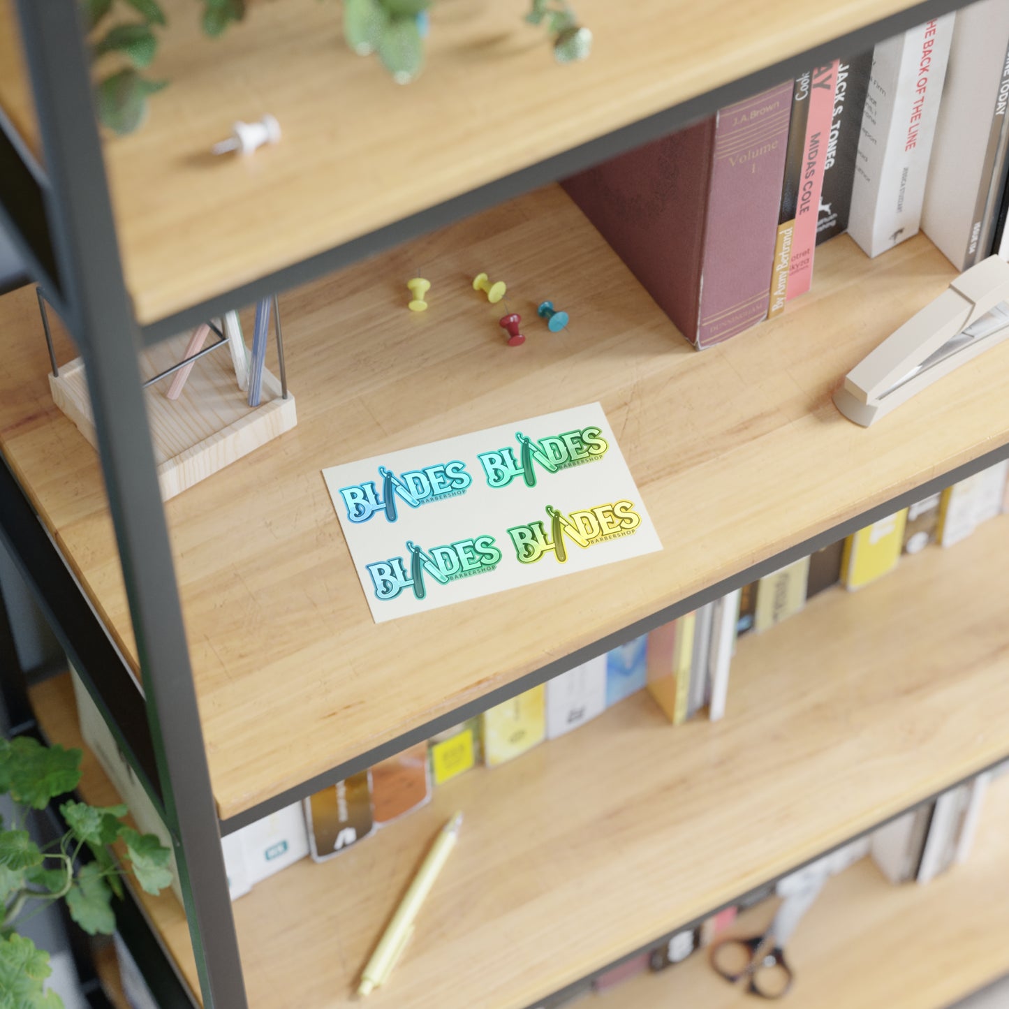 Blades Barbershop Sticker Sheets