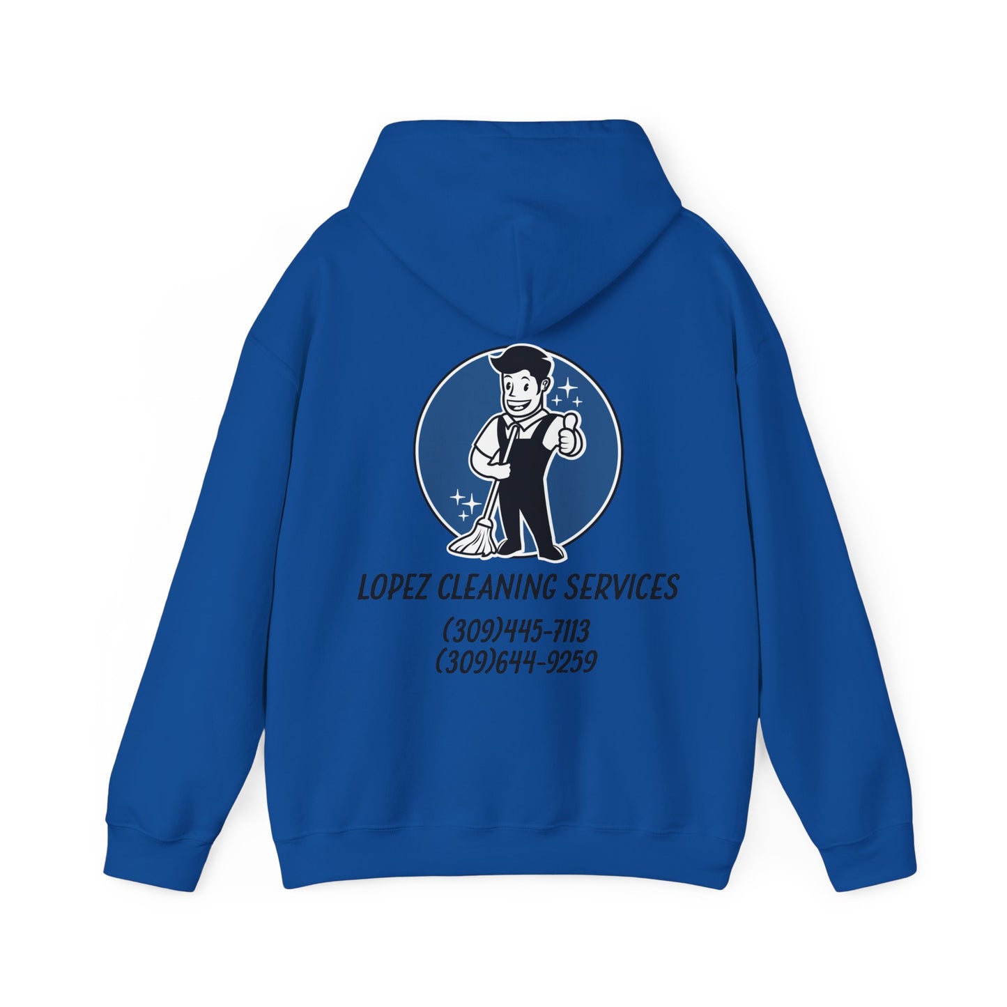 Lopez Cleaning Services Heavy Blend™ Hooded Sweatshirt