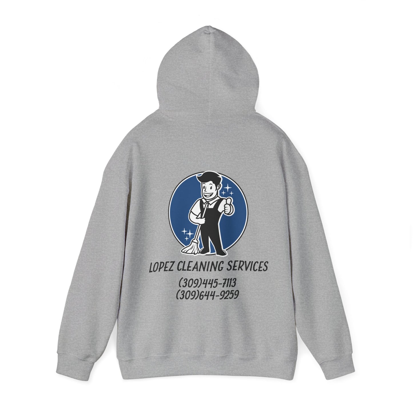 Lopez Cleaning Services Heavy Blend™ Hooded Sweatshirt
