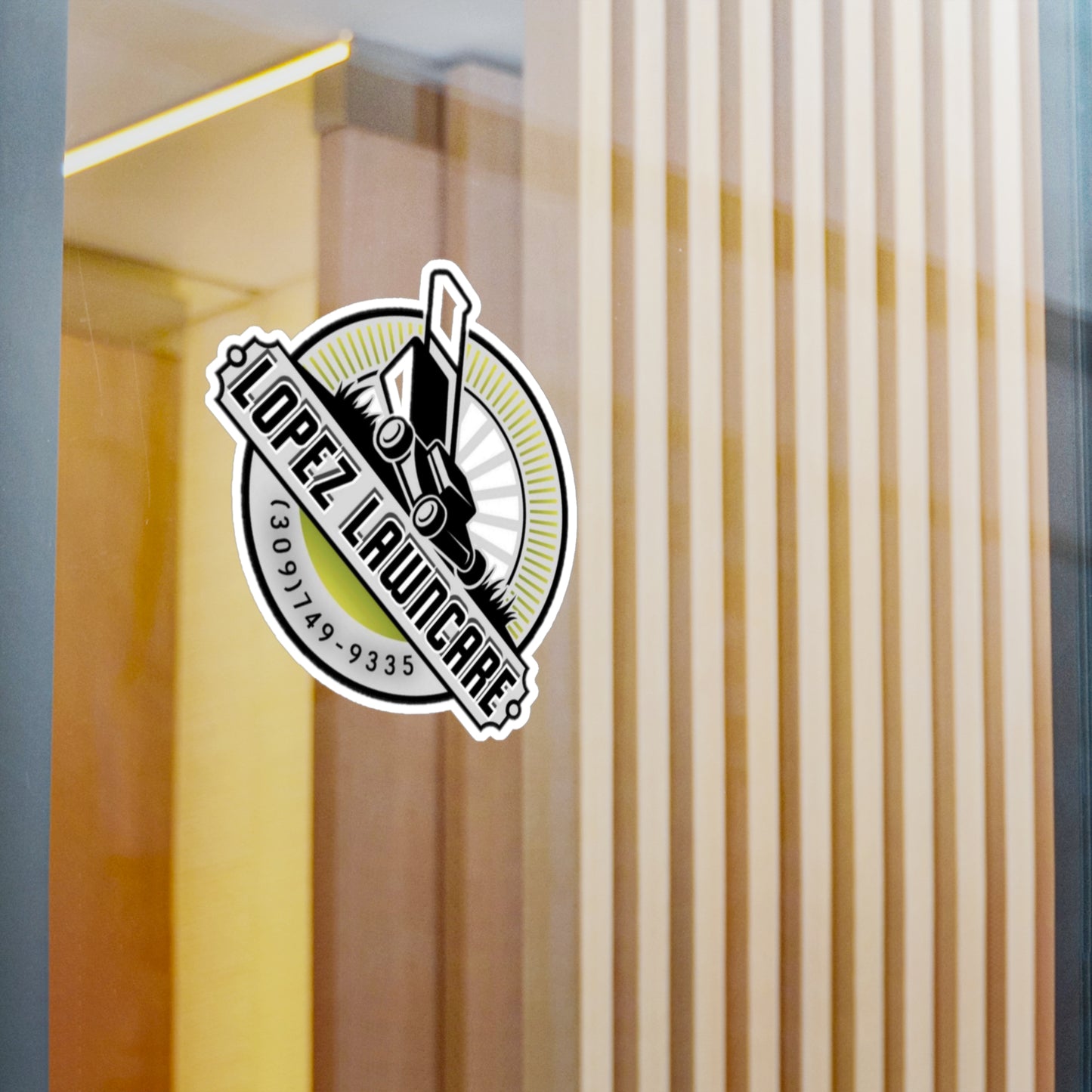 Lopez Lawncare Kiss-Cut Vinyl Decals
