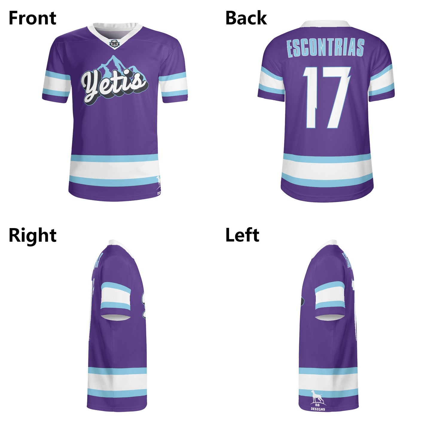 D4 Yetis Jersey - Escontrias 17
