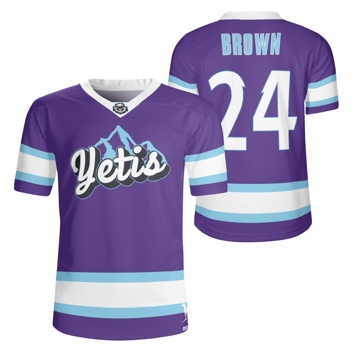 D4 Yetis Jersey - Brown 24
