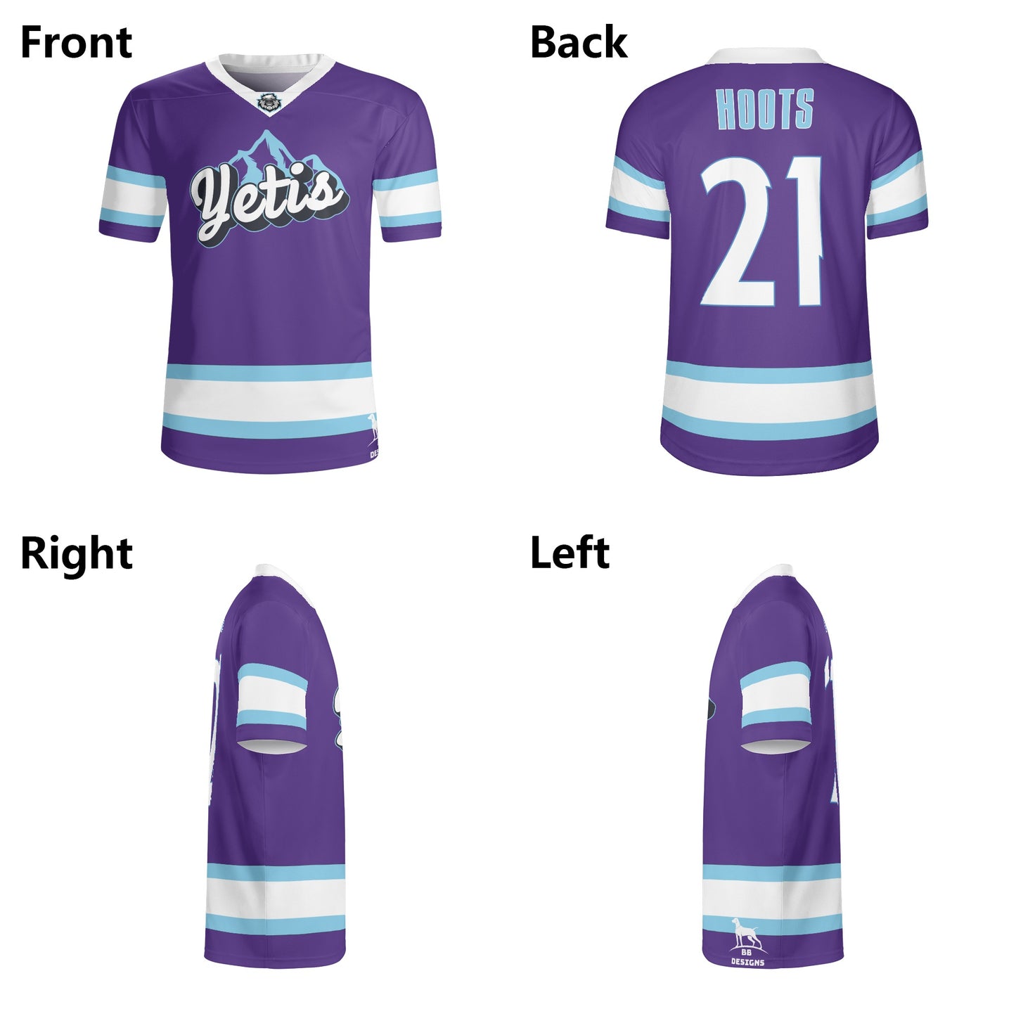 D4+ Yetis Jersey - Hoots 21