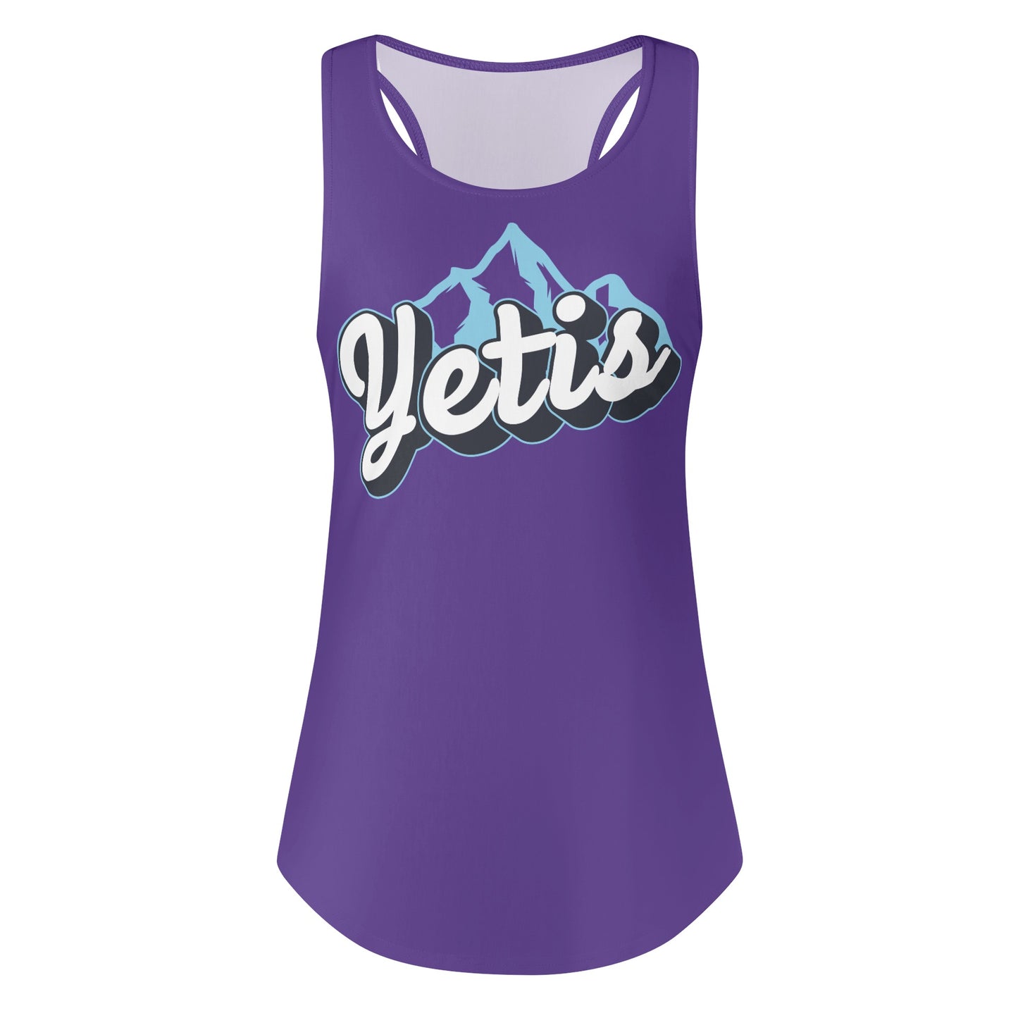 Yetis Womens Loose Tank Tops (Purple)