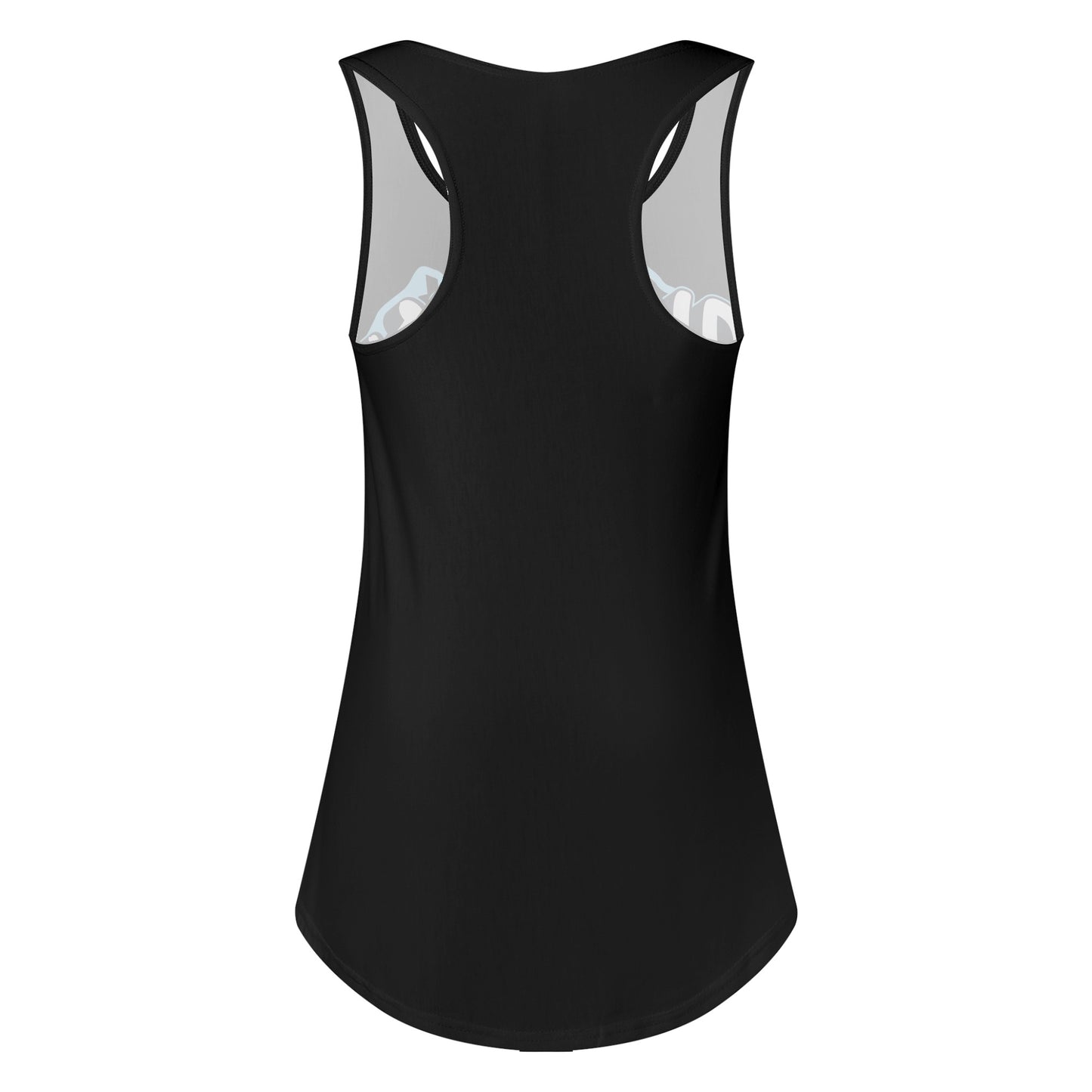 Yetis Womens Loose Tank Tops Black