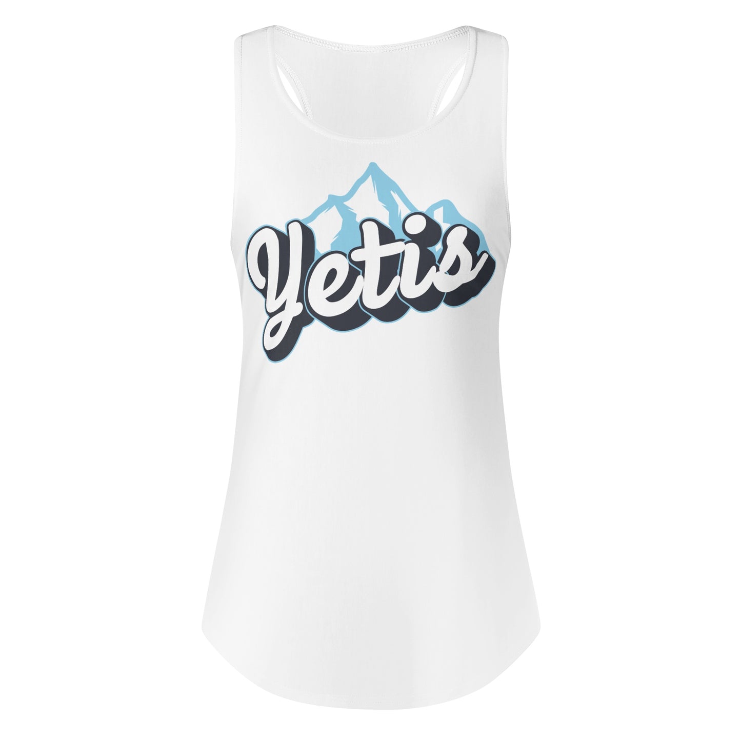 Yetis Womens Loose Tank Tops (White)
