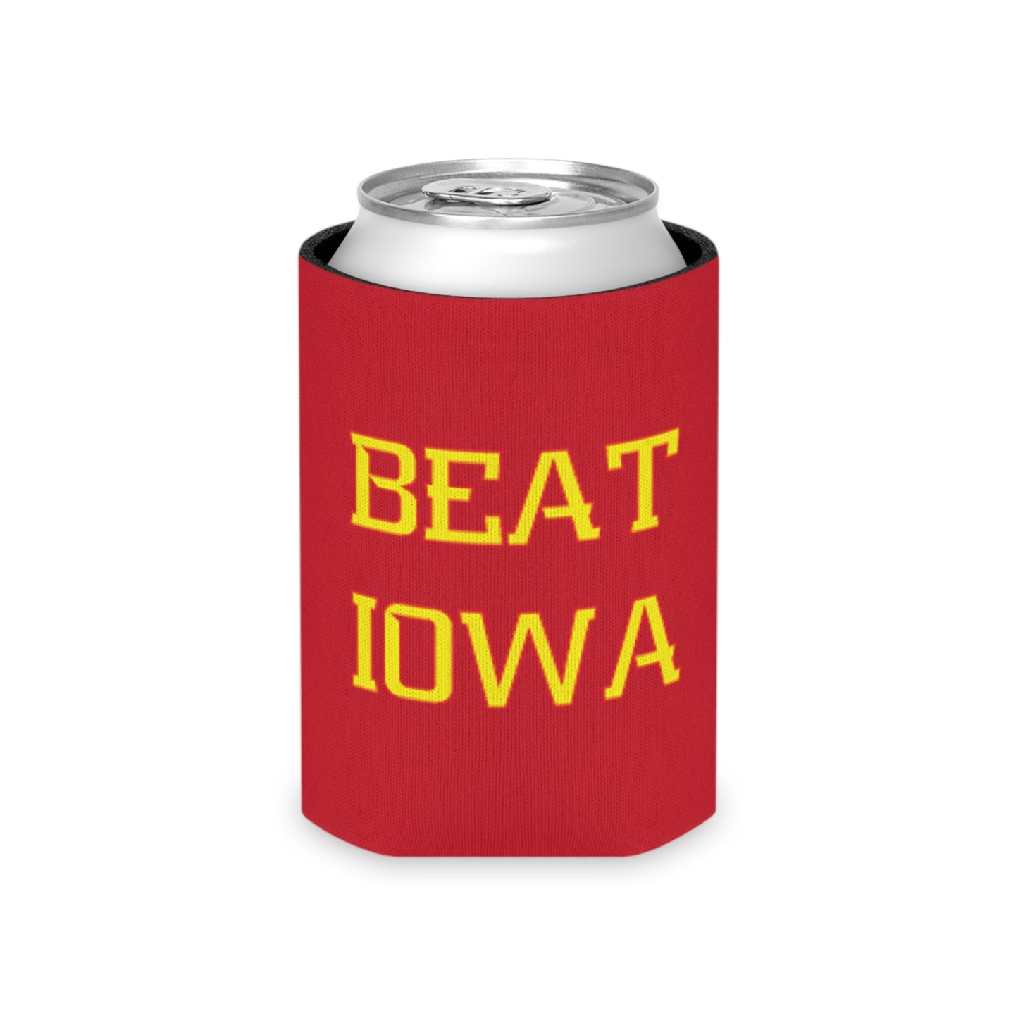 Beat Iowa Can Cooler