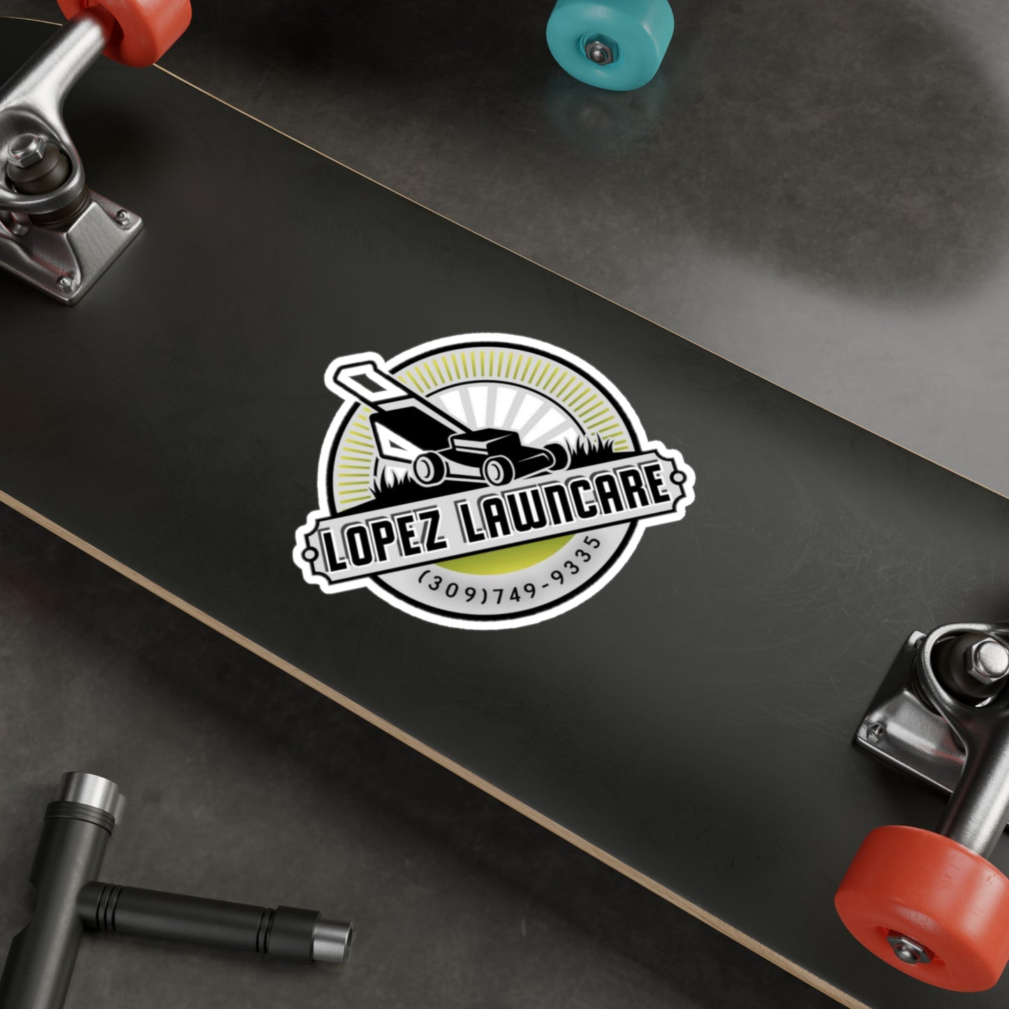 Lopez Lawncare Kiss-Cut Vinyl Decals