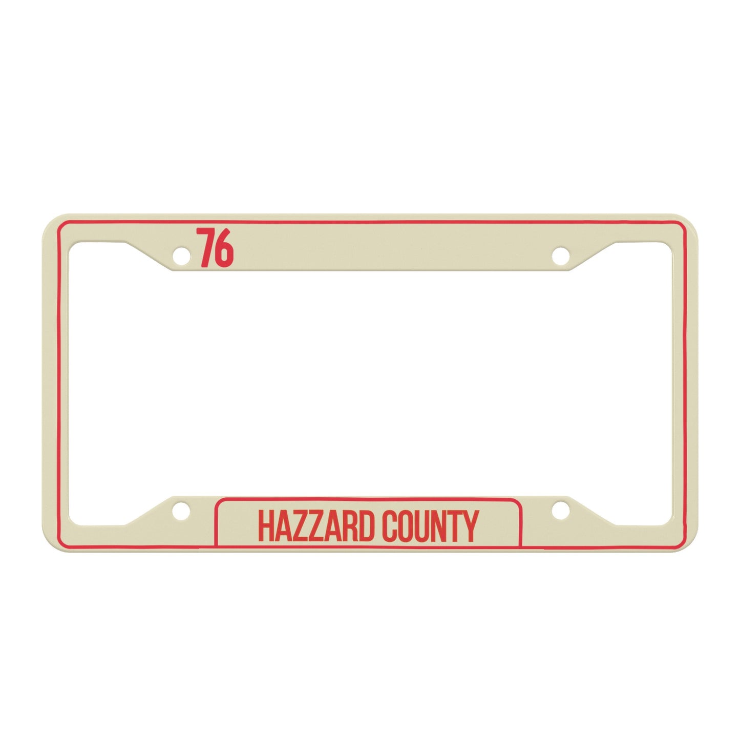 Hazzard County License Plate Frame