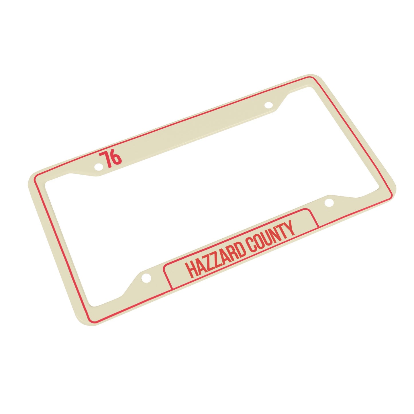 Hazzard County License Plate Frame