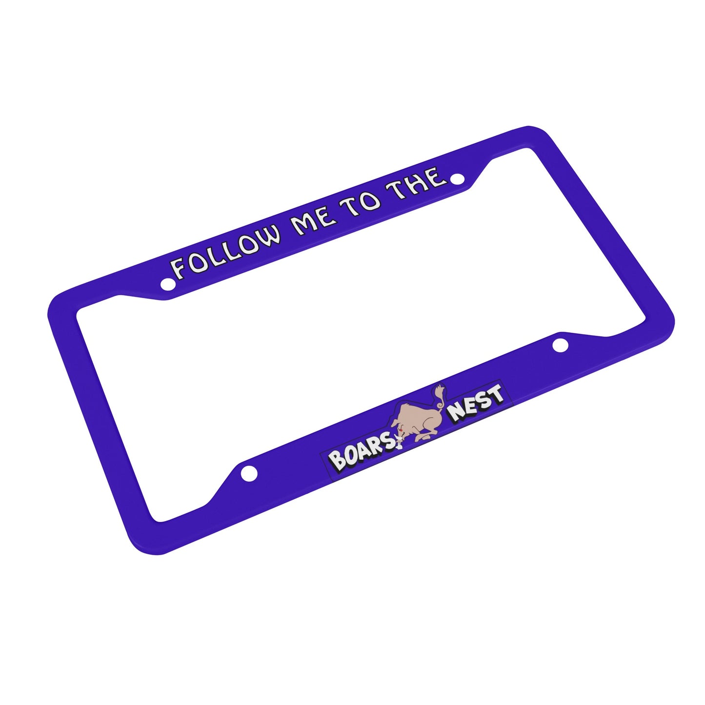 Boars Nest License Plate Frame