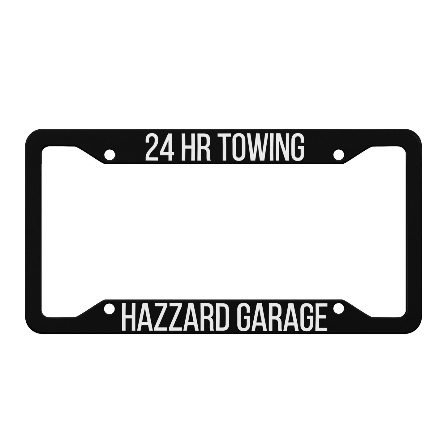 Hazzard Garage License Plate Frame