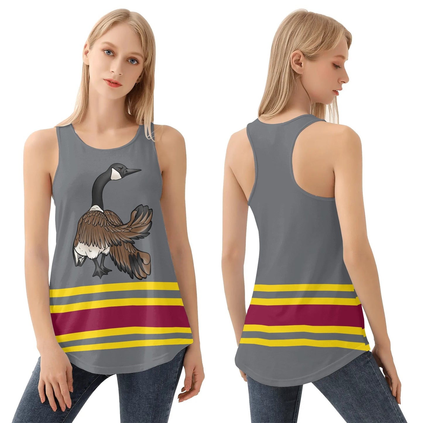 Fighting Geese Womens Loose Tank Tops