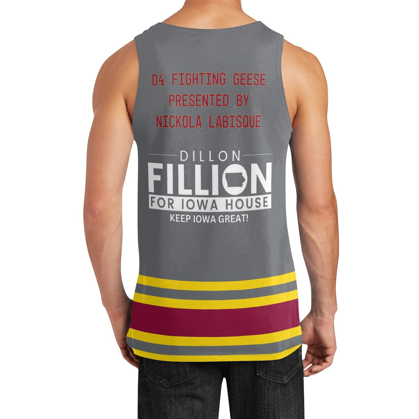 Fighting Geese Mens Sleeveless Tank Top