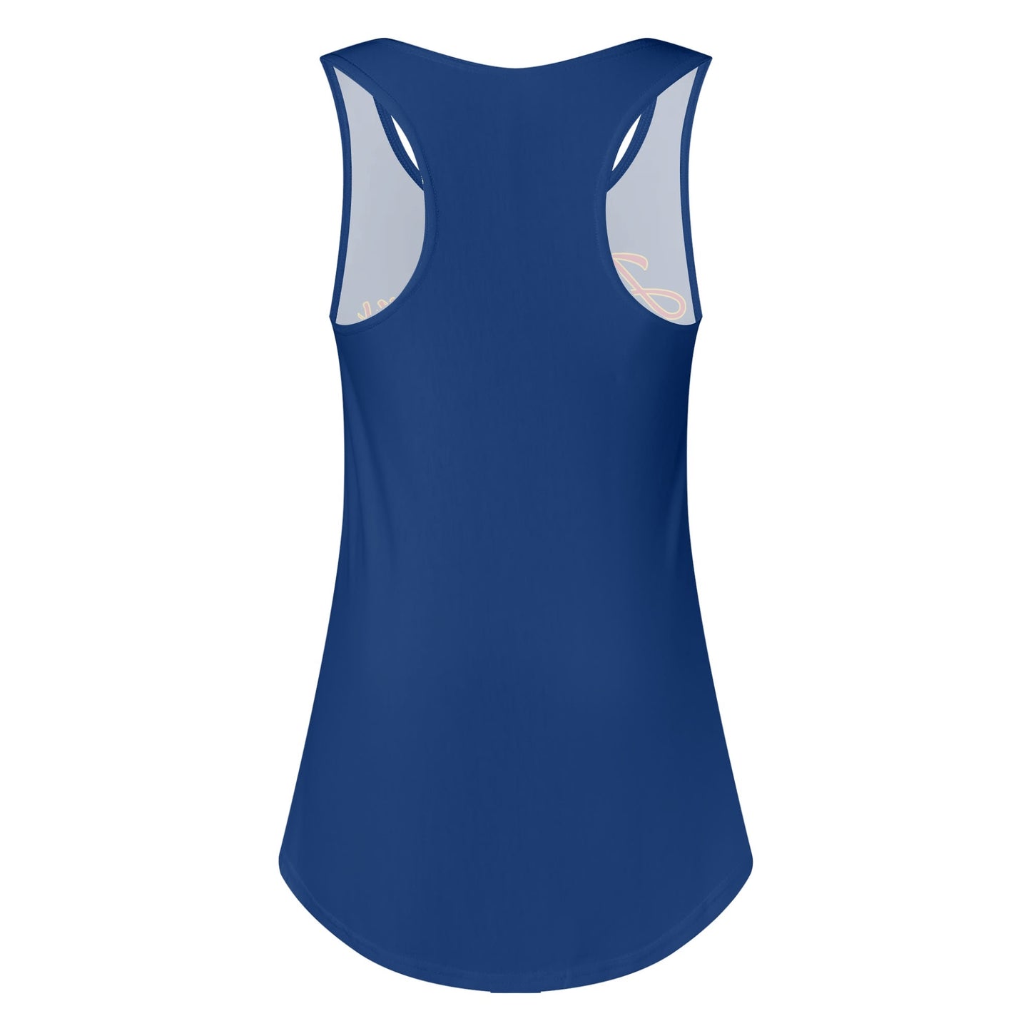 Womens Young Americans Loose Tank Top (Blue)