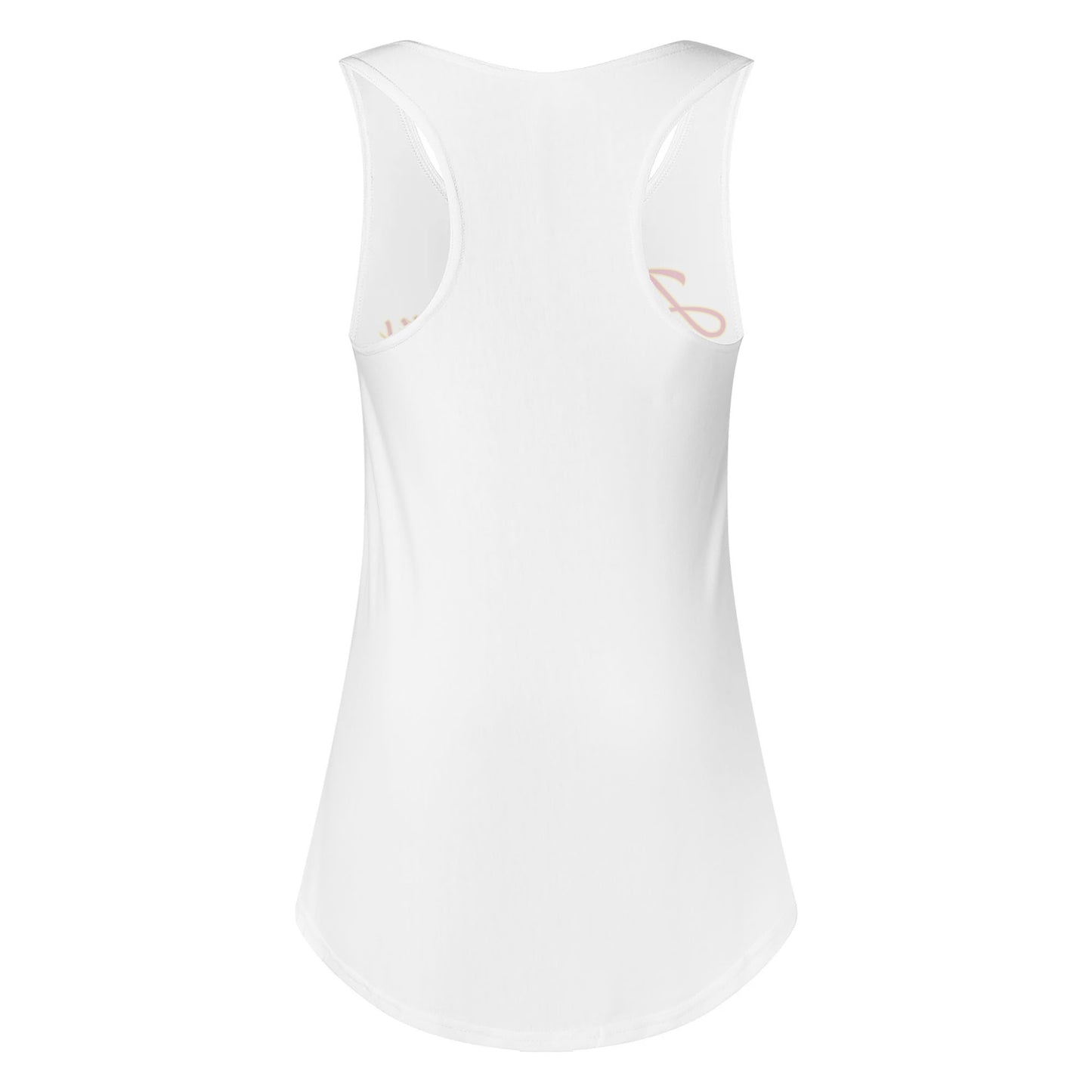 Womens Young Americans Loose Tank Tops (White)