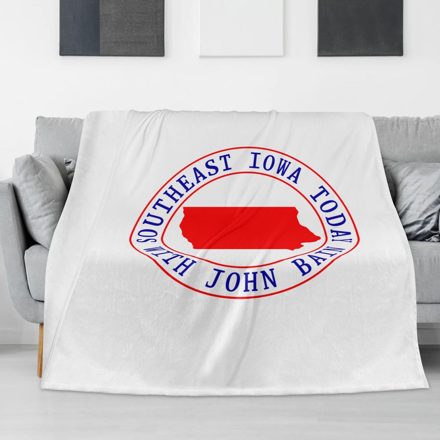 Southeast Iowa Today with John Bain Flannel Breathable Blanket 4 Sizes