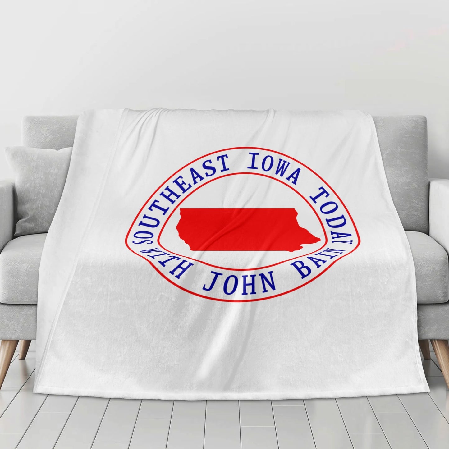 Southeast Iowa Today with John Bain Flannel Breathable Blanket 4 Sizes