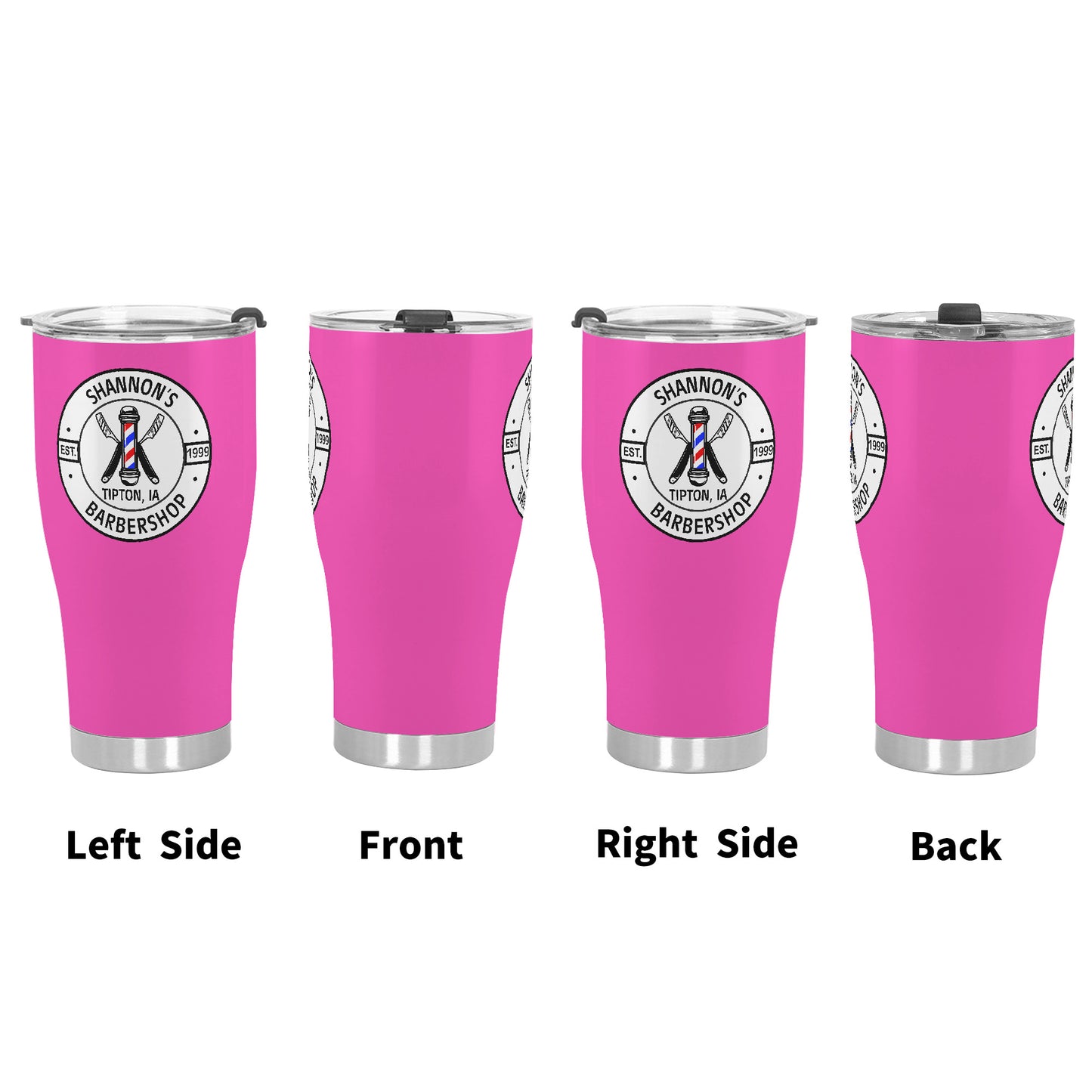 Shannon's Barbershop Stainless Steel Tumbler 30oz