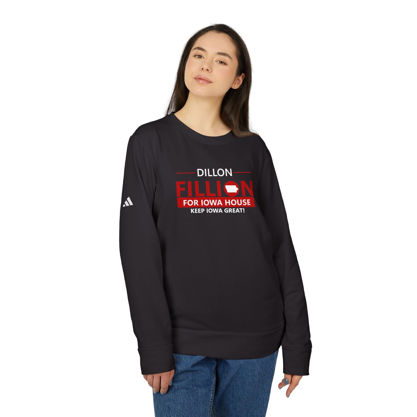 Fillion adidas Unisex Fleece Crewneck Sweatshirt
