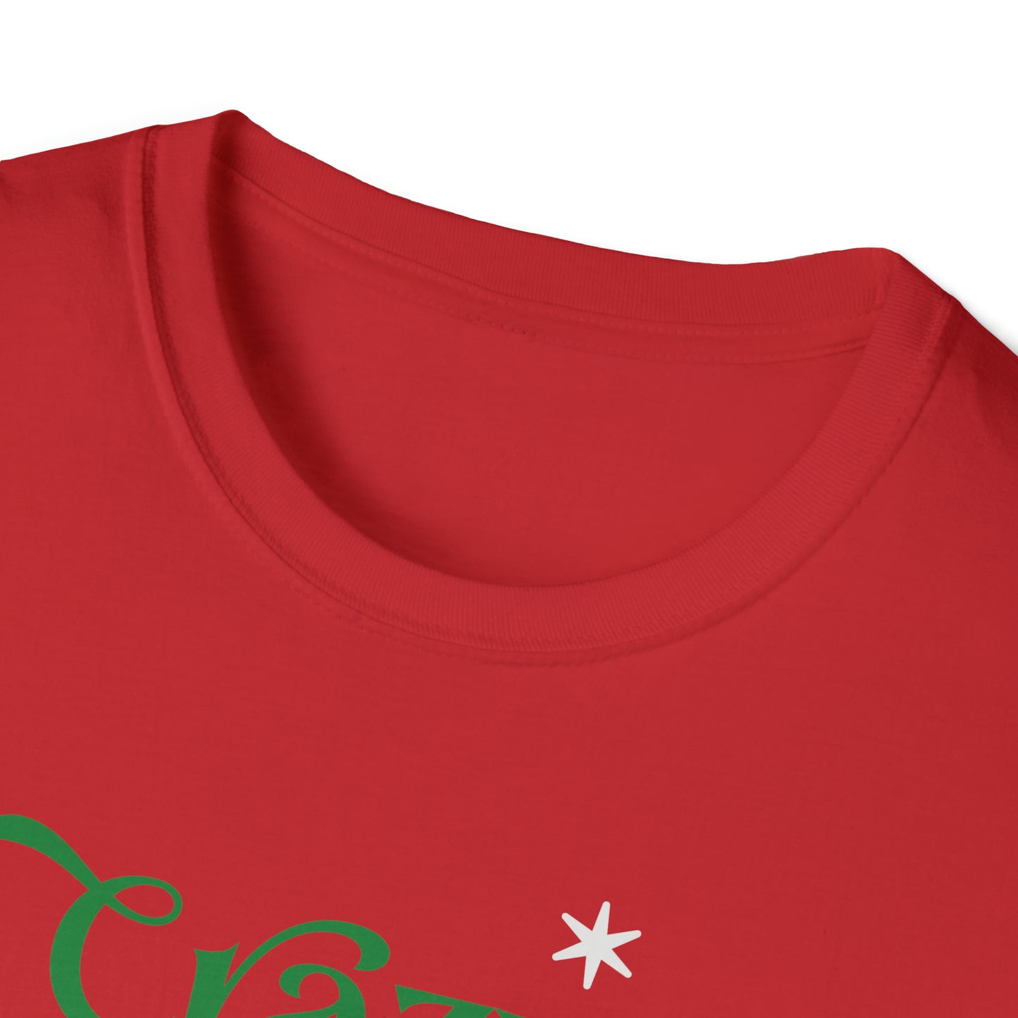 Crazy Christmas Lady Softstyle T-Shirt