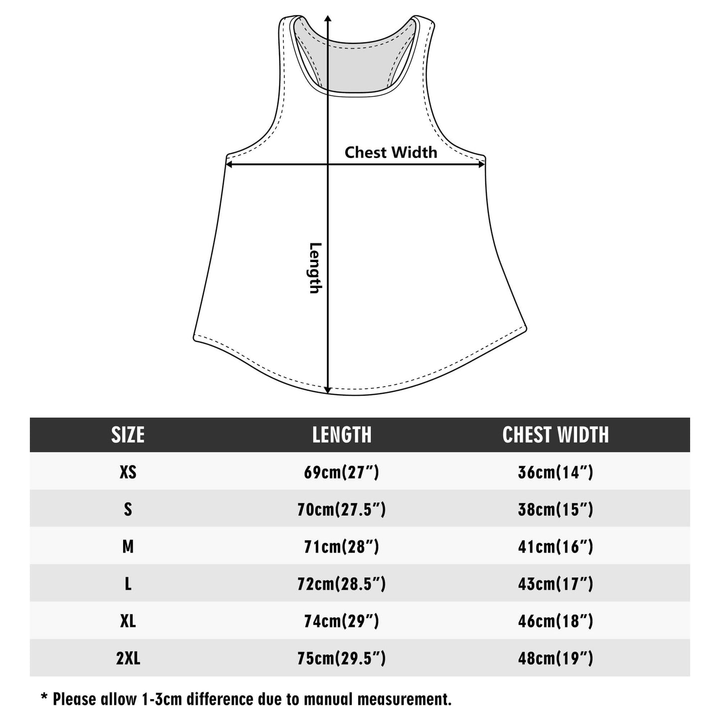 Yetis Womens Loose Tank Tops (White)